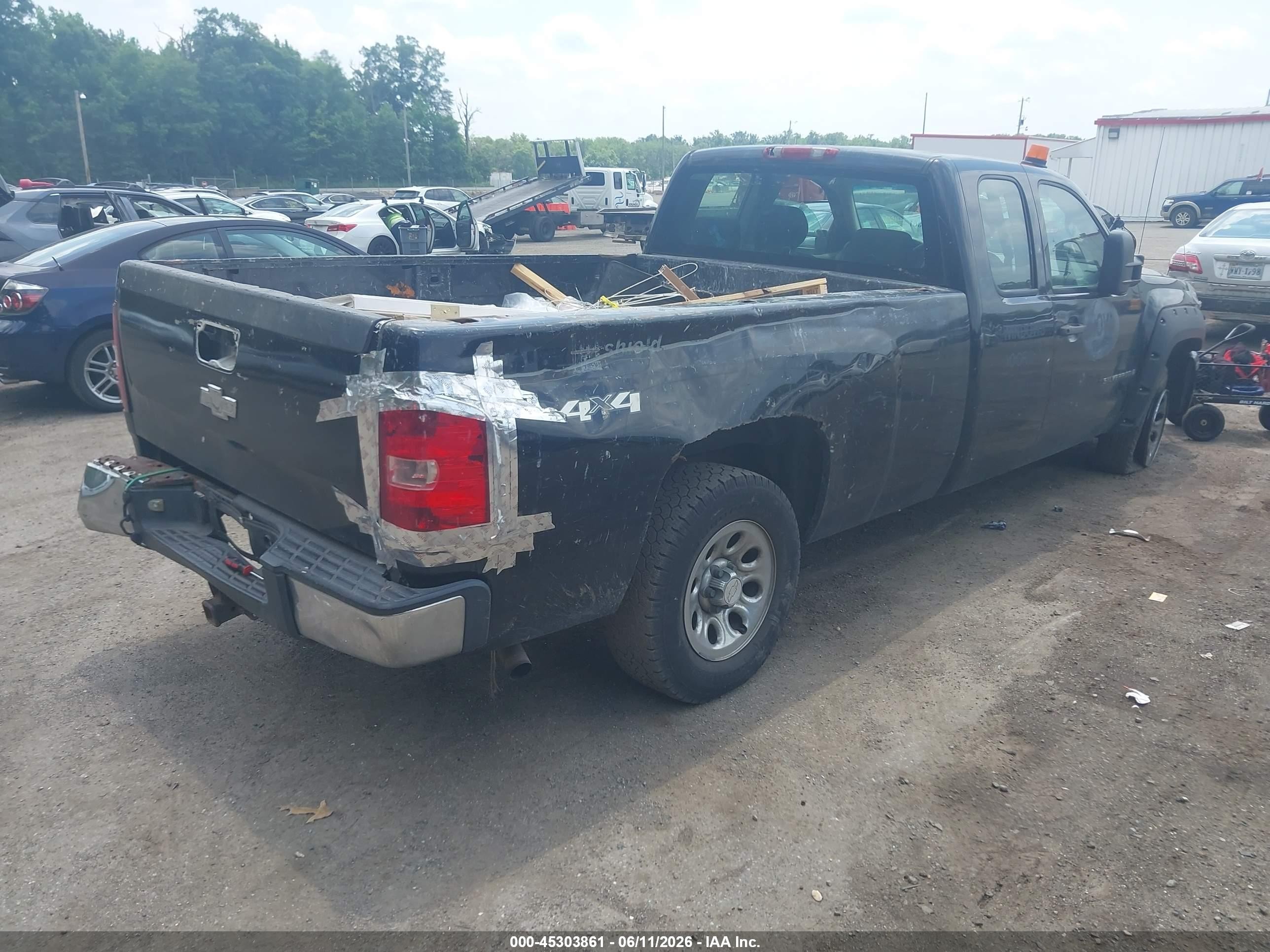 2008 Chevrolet Silverado 1500 Work Truck Black vin: 1GCEK19J98E160362