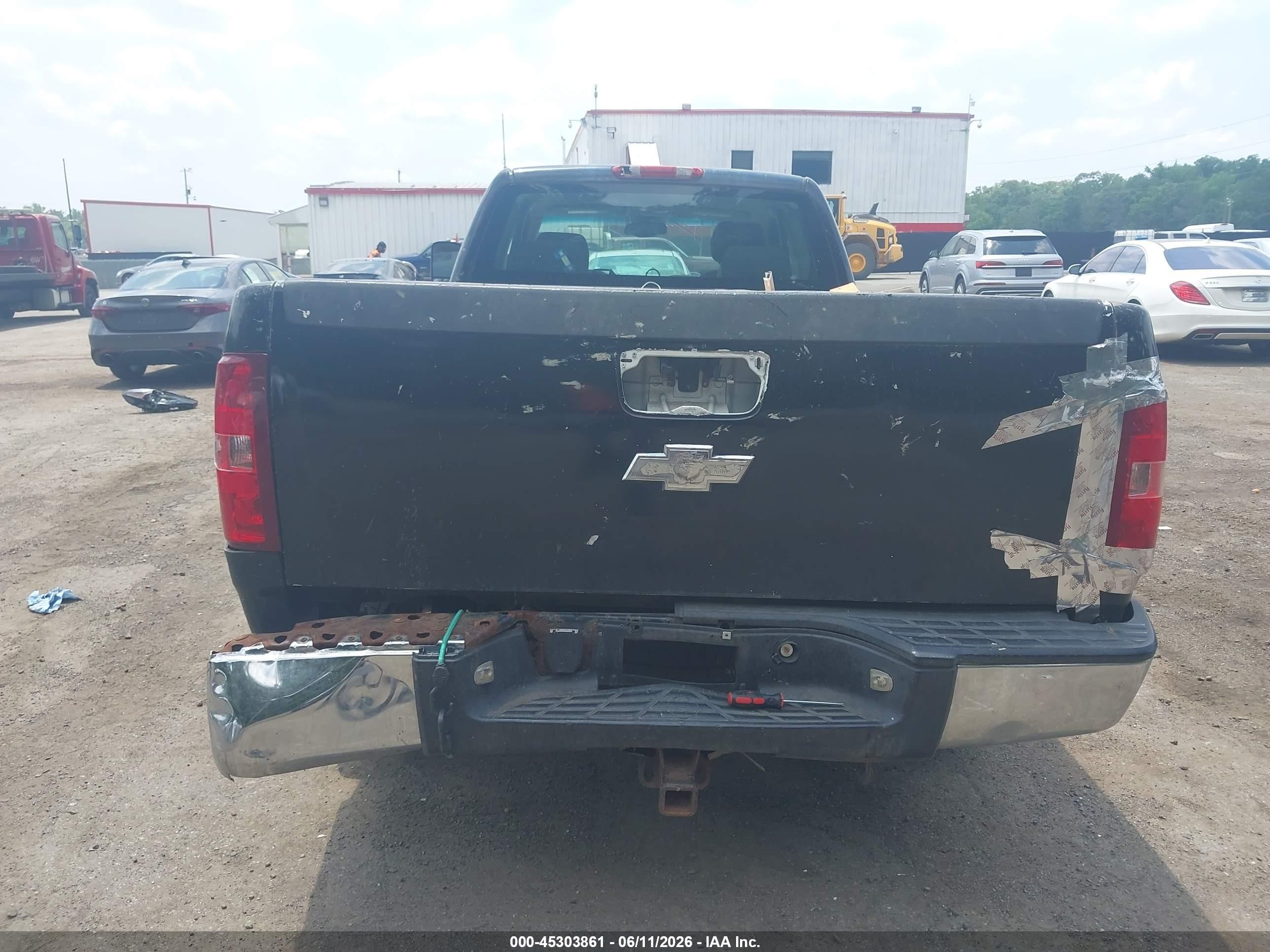 2008 Chevrolet Silverado 1500 Work Truck Black vin: 1GCEK19J98E160362