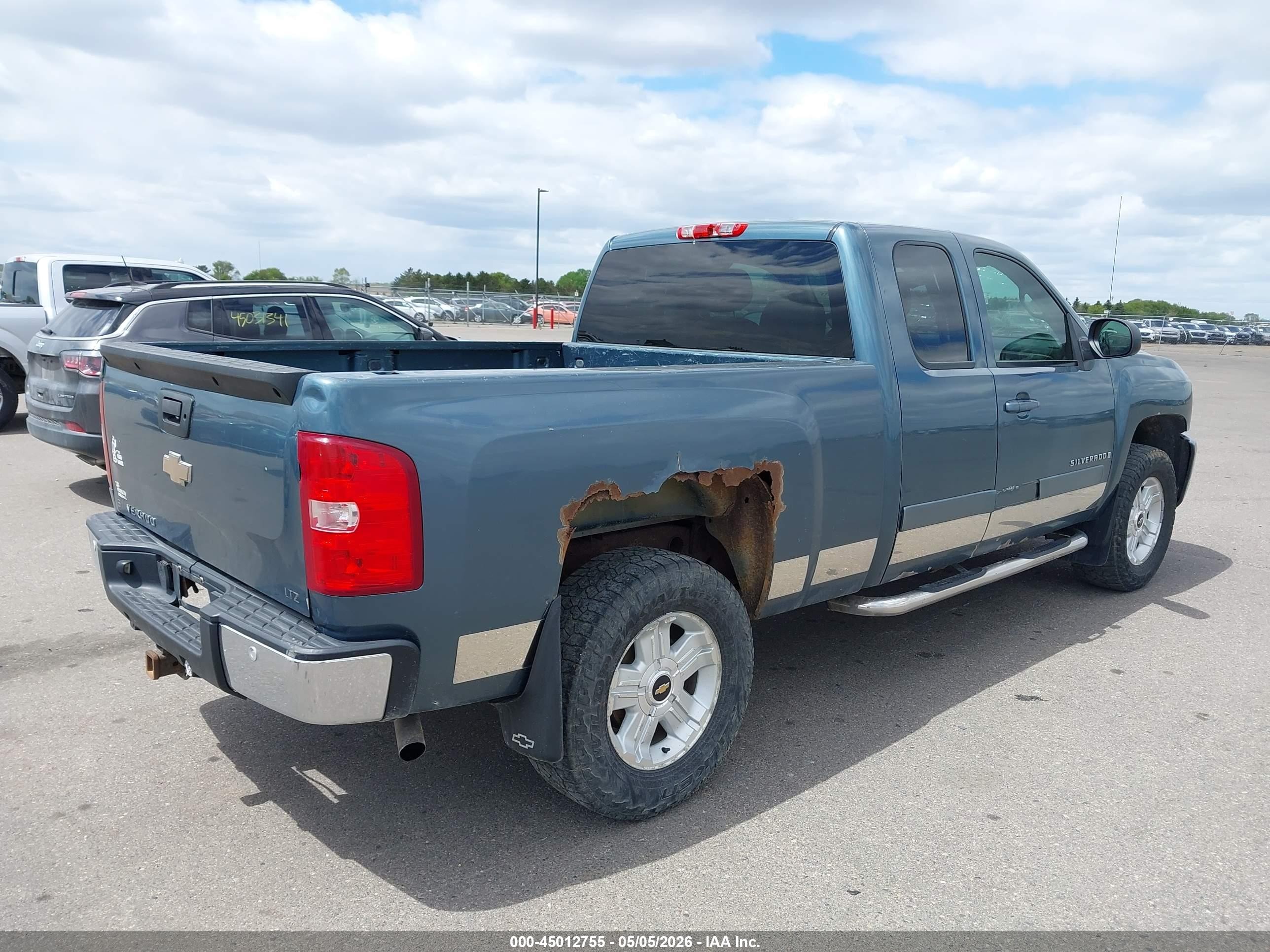 2008 Chevrolet Silverado 1500 Ltz Синий vin: 1GCEK19J98Z314612