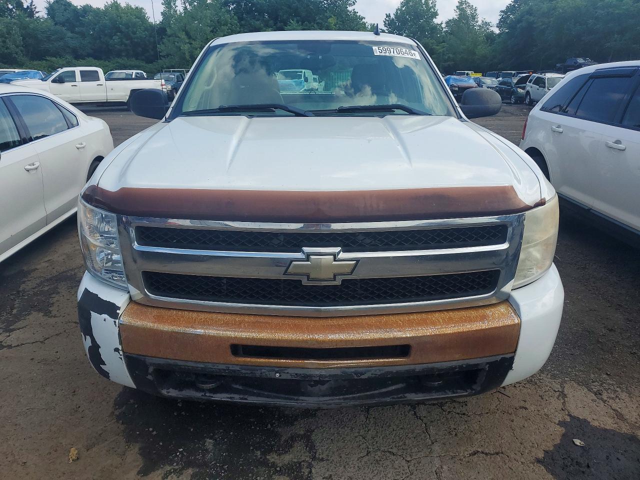 2009 Chevrolet Silverado K1500 Белый vin: 1GCEK19J99E125841