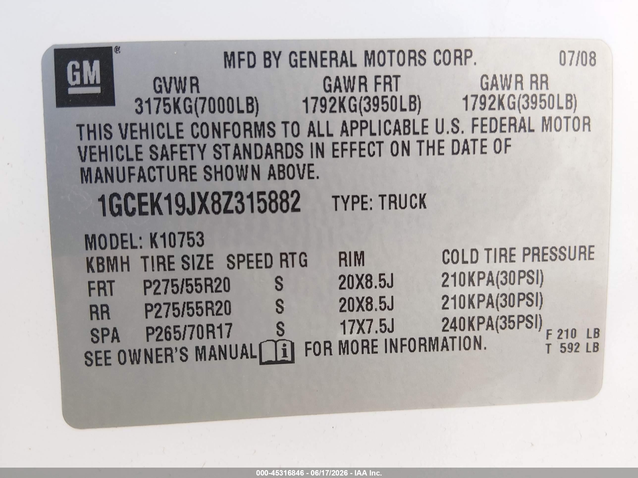 2008 Chevrolet Silverado 1500 Lt1 Белый vin: 1GCEK19JX8Z315882