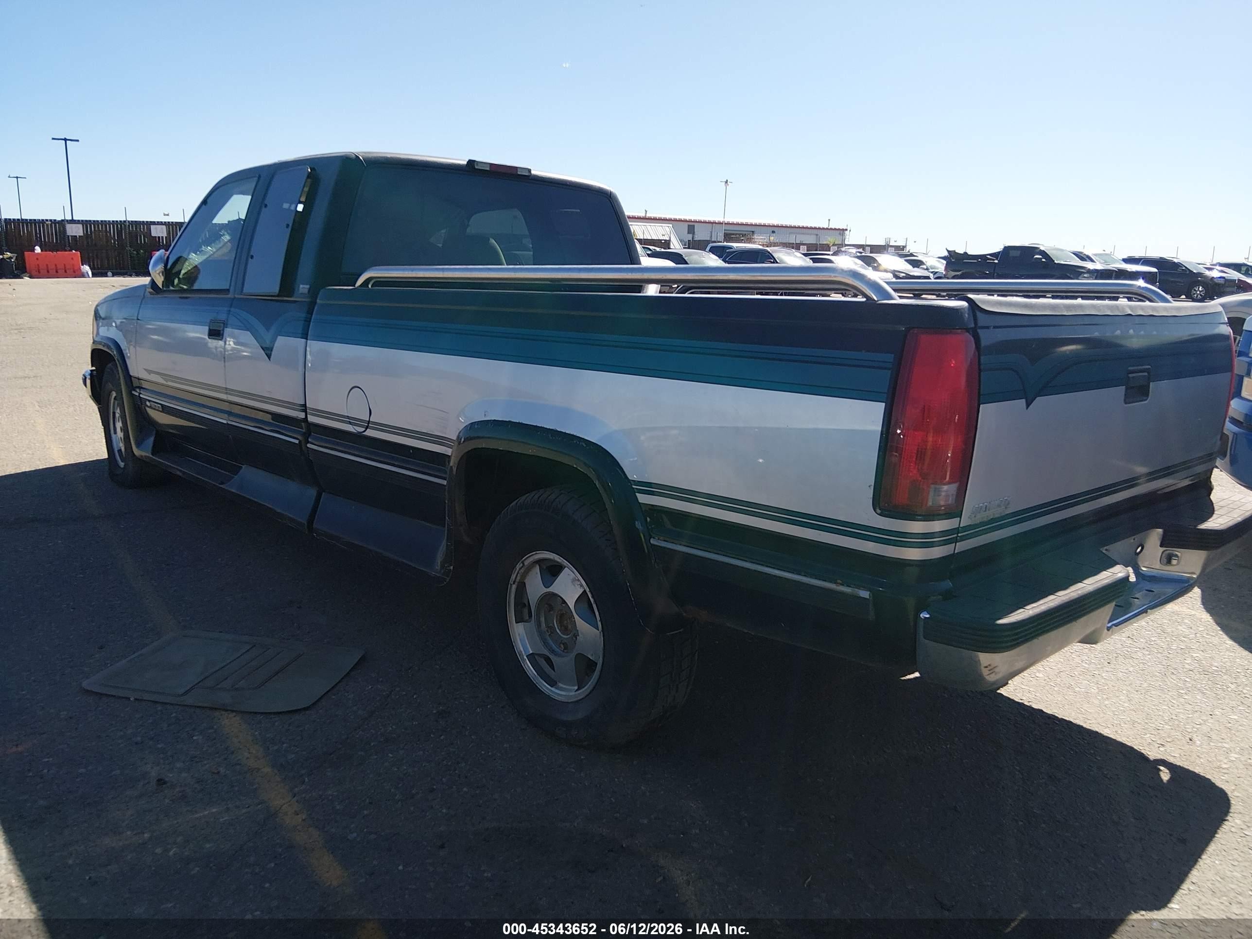 1994 Chevrolet Gmt-400 K1500 Black vin: 1GCEK19K2RE239074