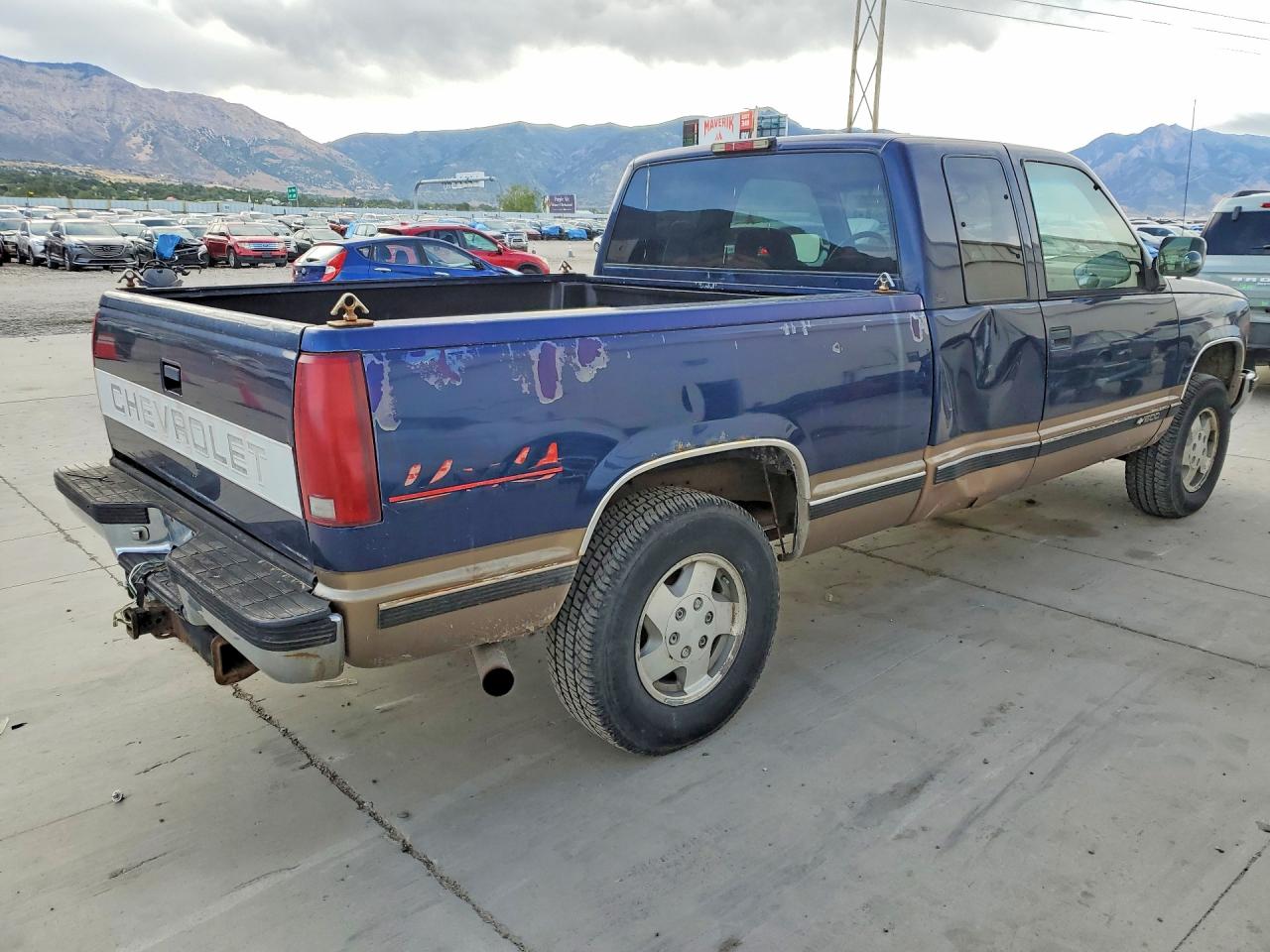 1994 Chevrolet Gmt-400 K1500 Blue vin: 1GCEK19K2RE305798