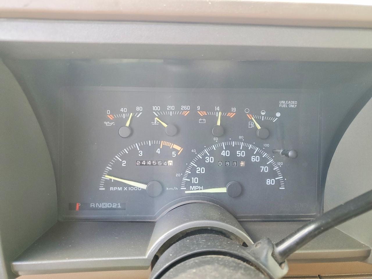 1994 Chevrolet Gmt-400 K1500 Blue vin: 1GCEK19K2RE305798