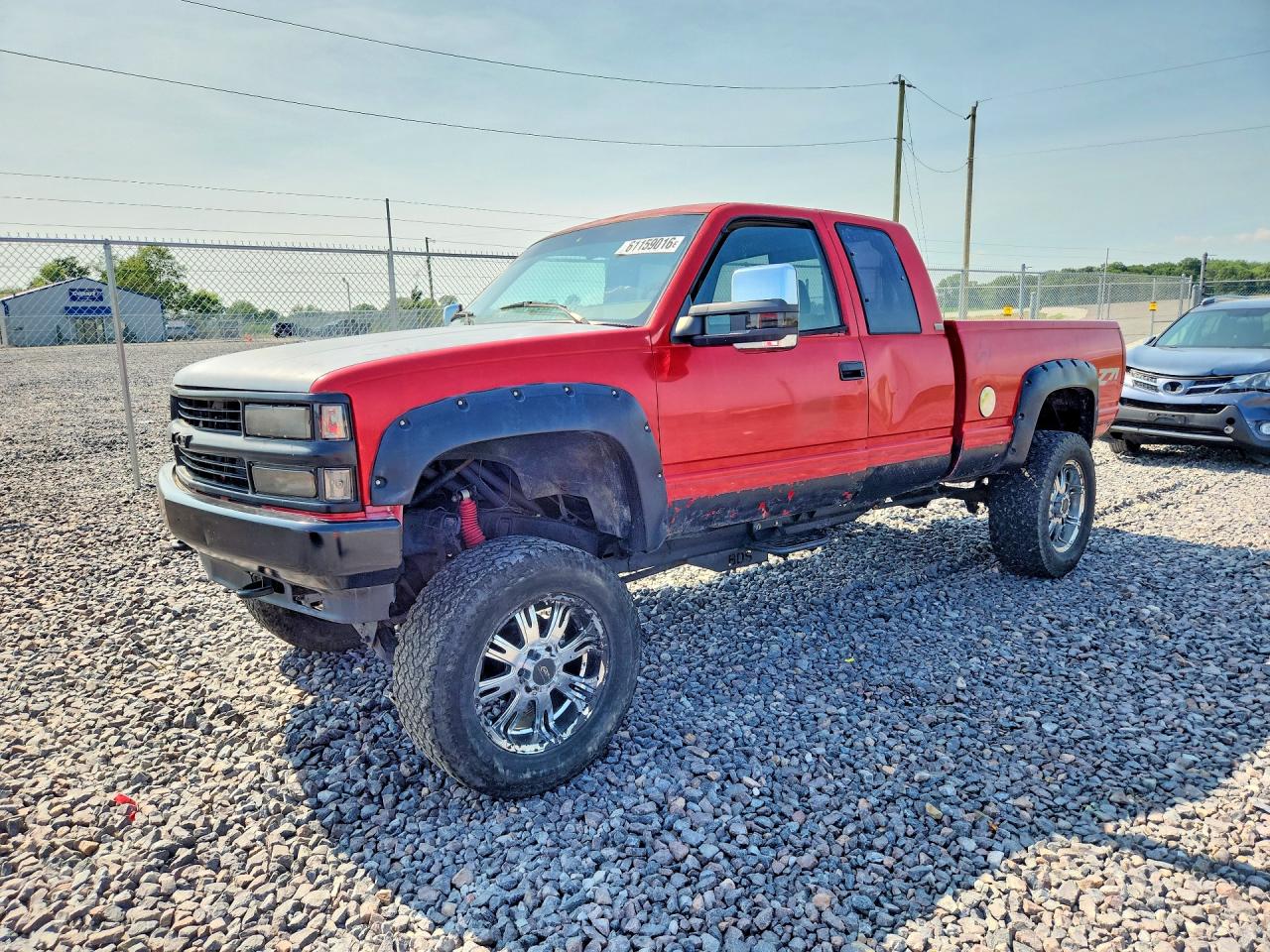 1994 Chevrolet Gmt-400 K1500 Red vin: 1GCEK19K4RE201152