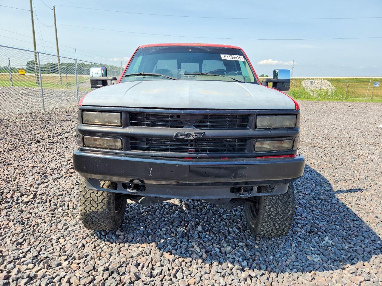 1994 Chevrolet Gmt-400 K1500 Red vin: 1GCEK19K4RE201152