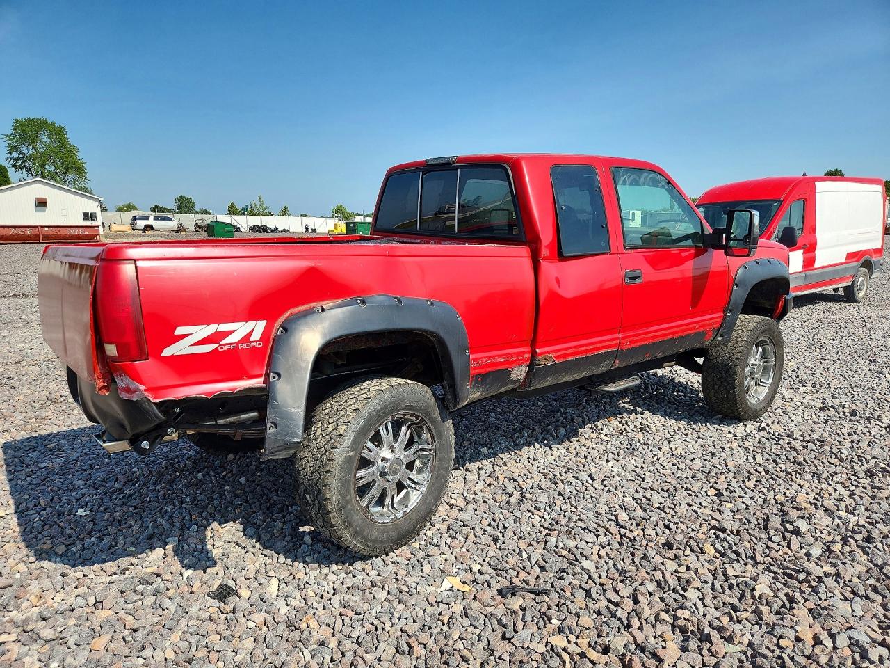 1994 Chevrolet Gmt-400 K1500 Red vin: 1GCEK19K4RE201152