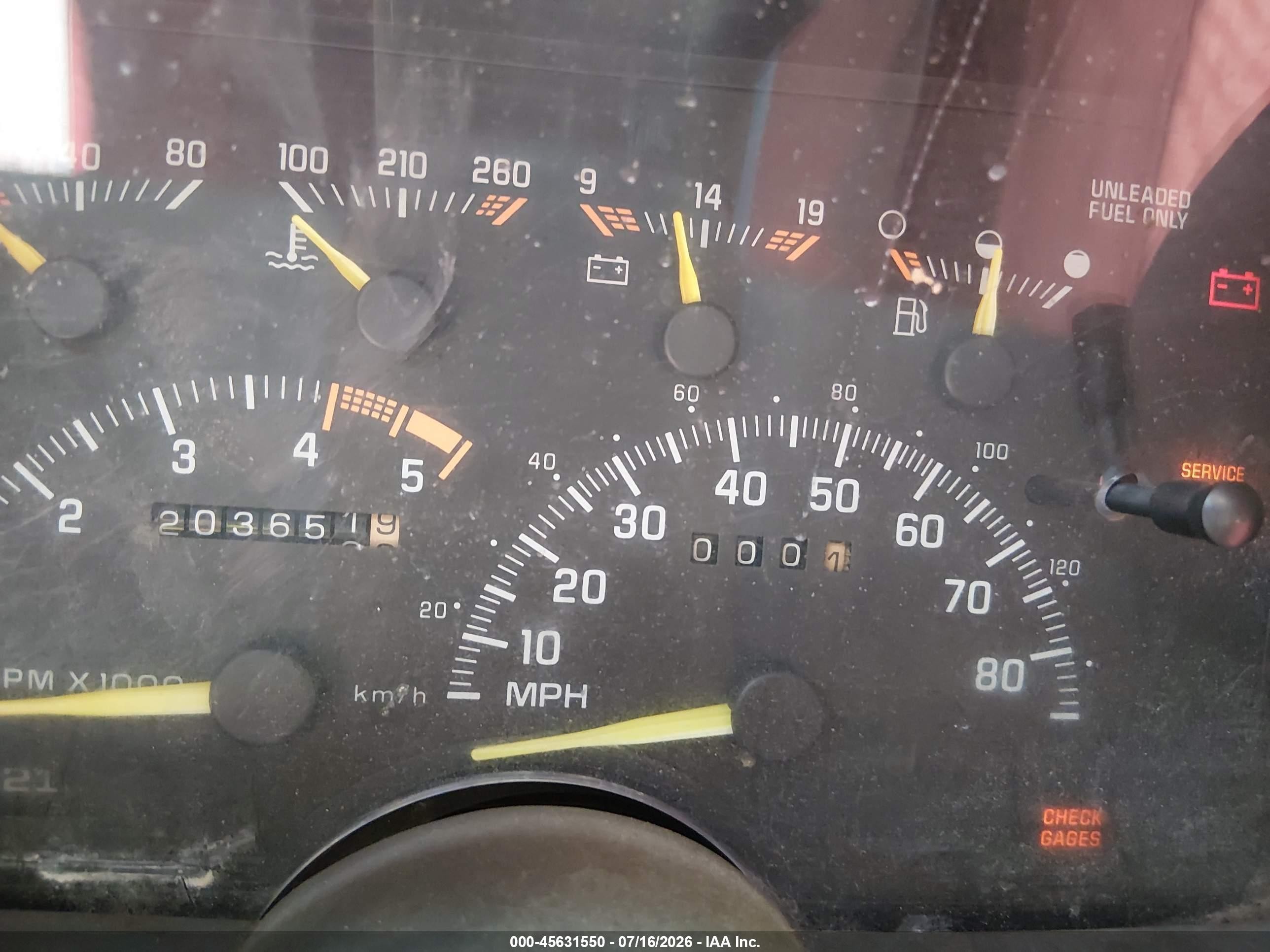 1994 Chevrolet Gmt-400 K1500 Red vin: 1GCEK19K5RE121410