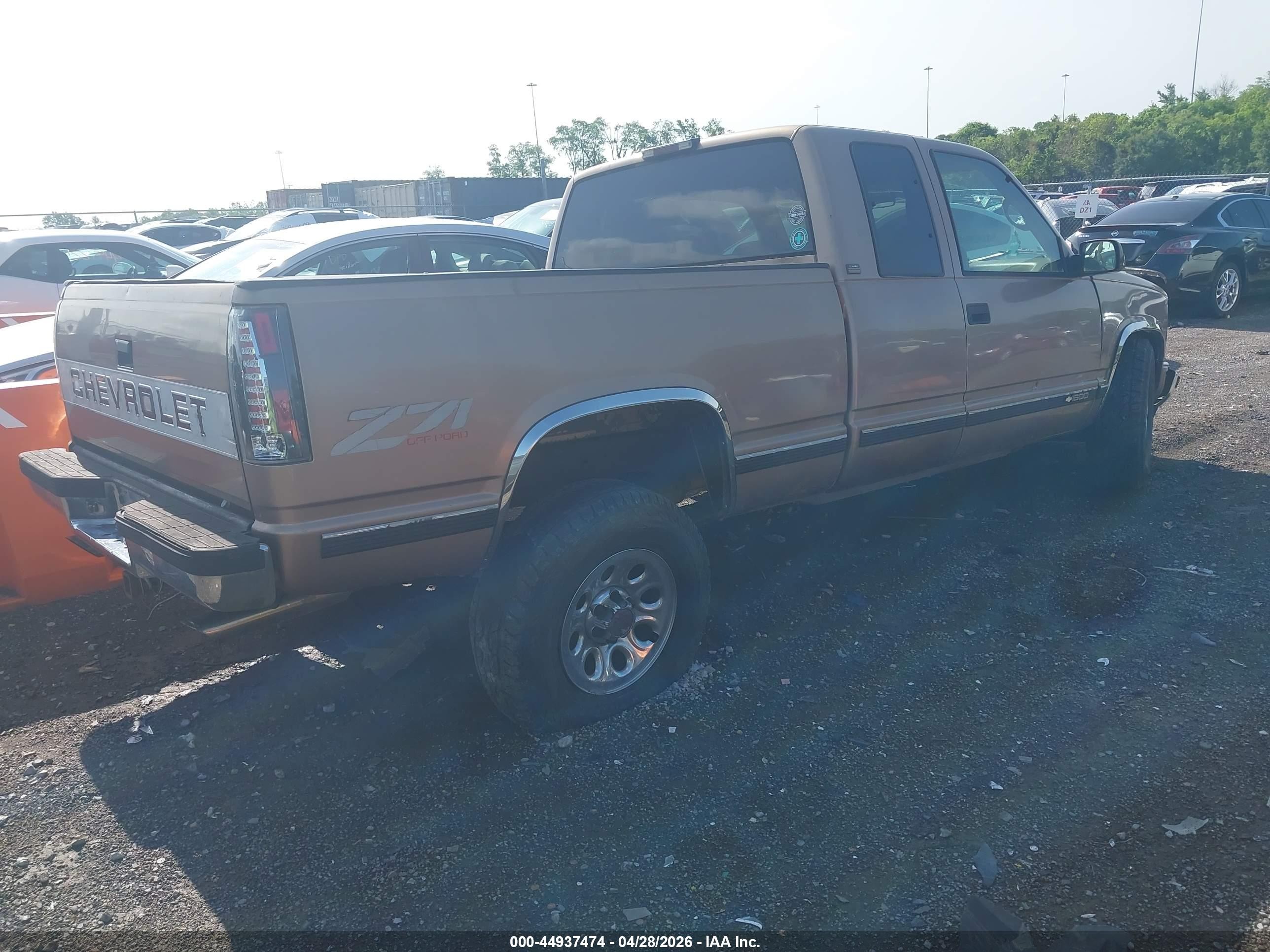 1995 Chevrolet Gmt-400 K1500 Gold vin: 1GCEK19K5SE221951