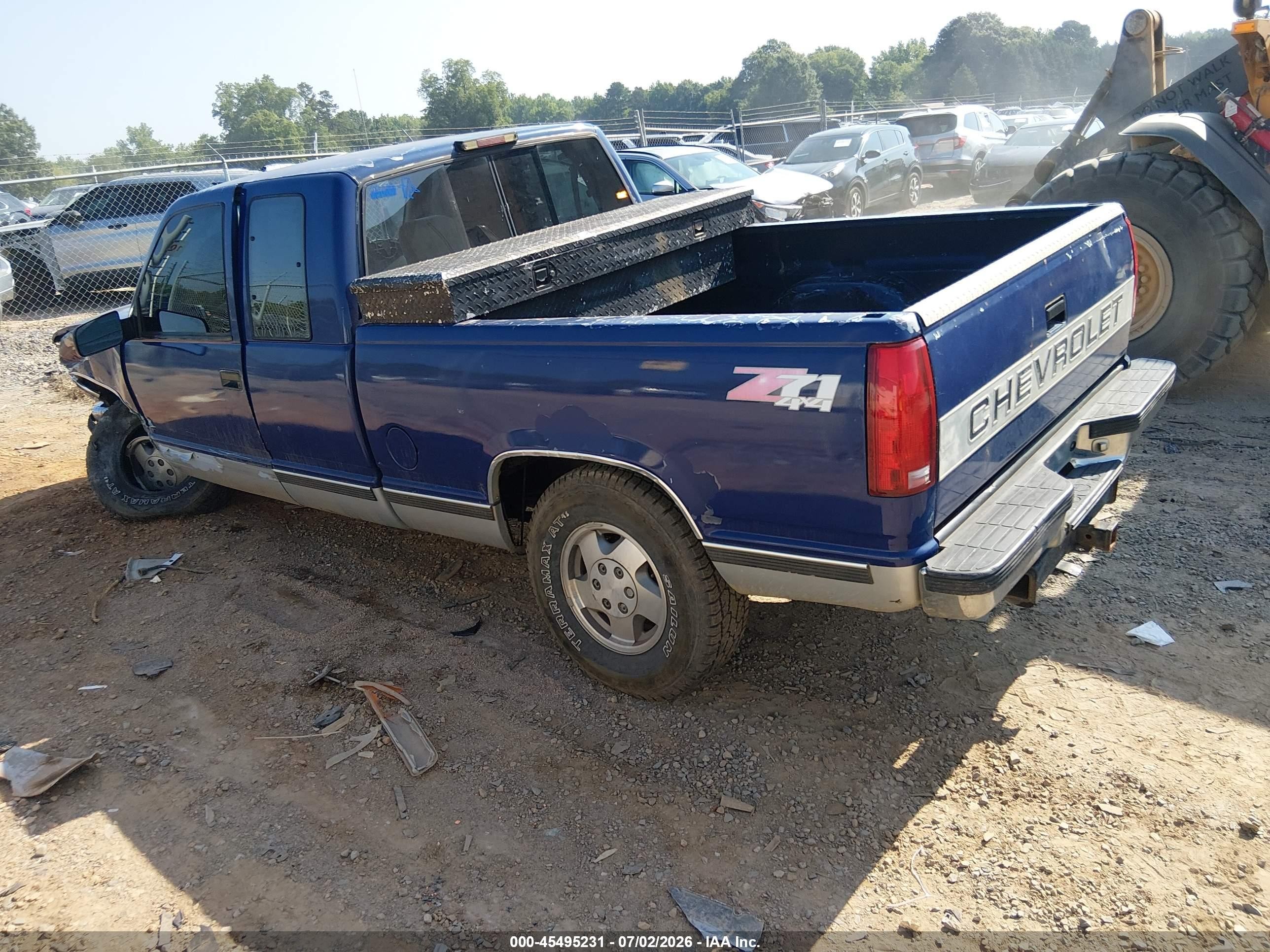 1994 Chevrolet Gmt-400 K1500 Navy vin: 1GCEK19K6RE113929