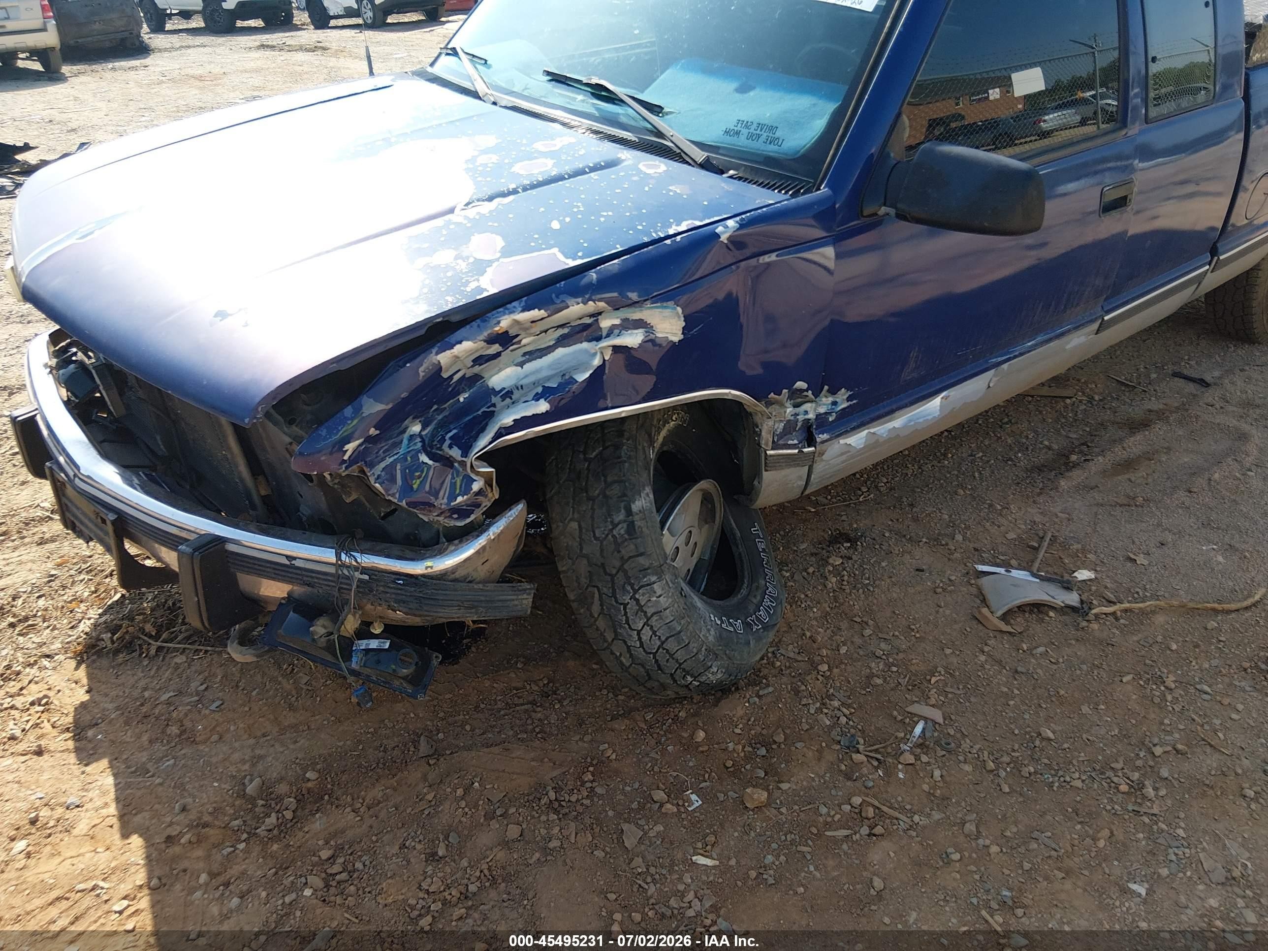 1994 Chevrolet Gmt-400 K1500 Navy vin: 1GCEK19K6RE113929