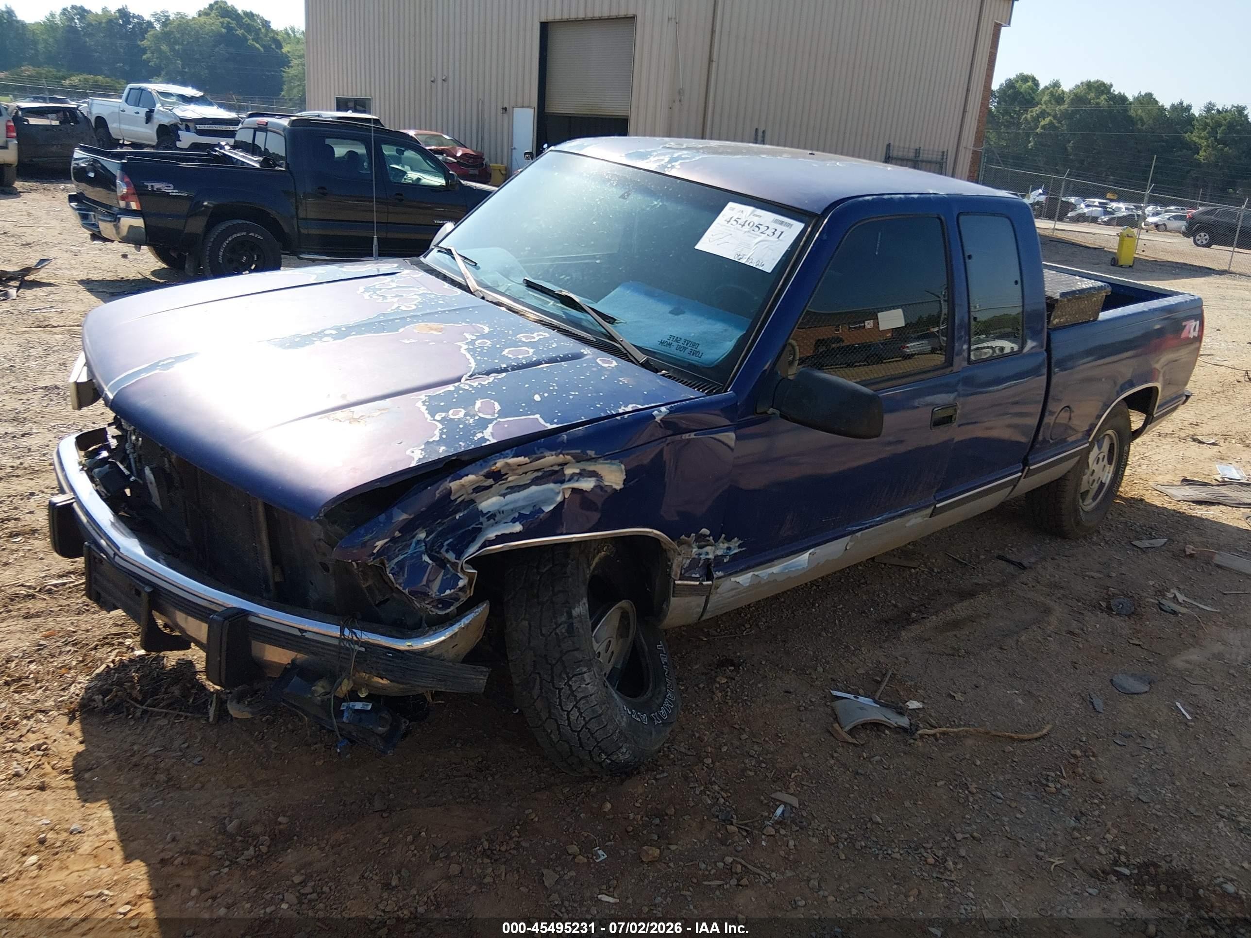 1994 Chevrolet Gmt-400 K1500 Navy vin: 1GCEK19K6RE113929