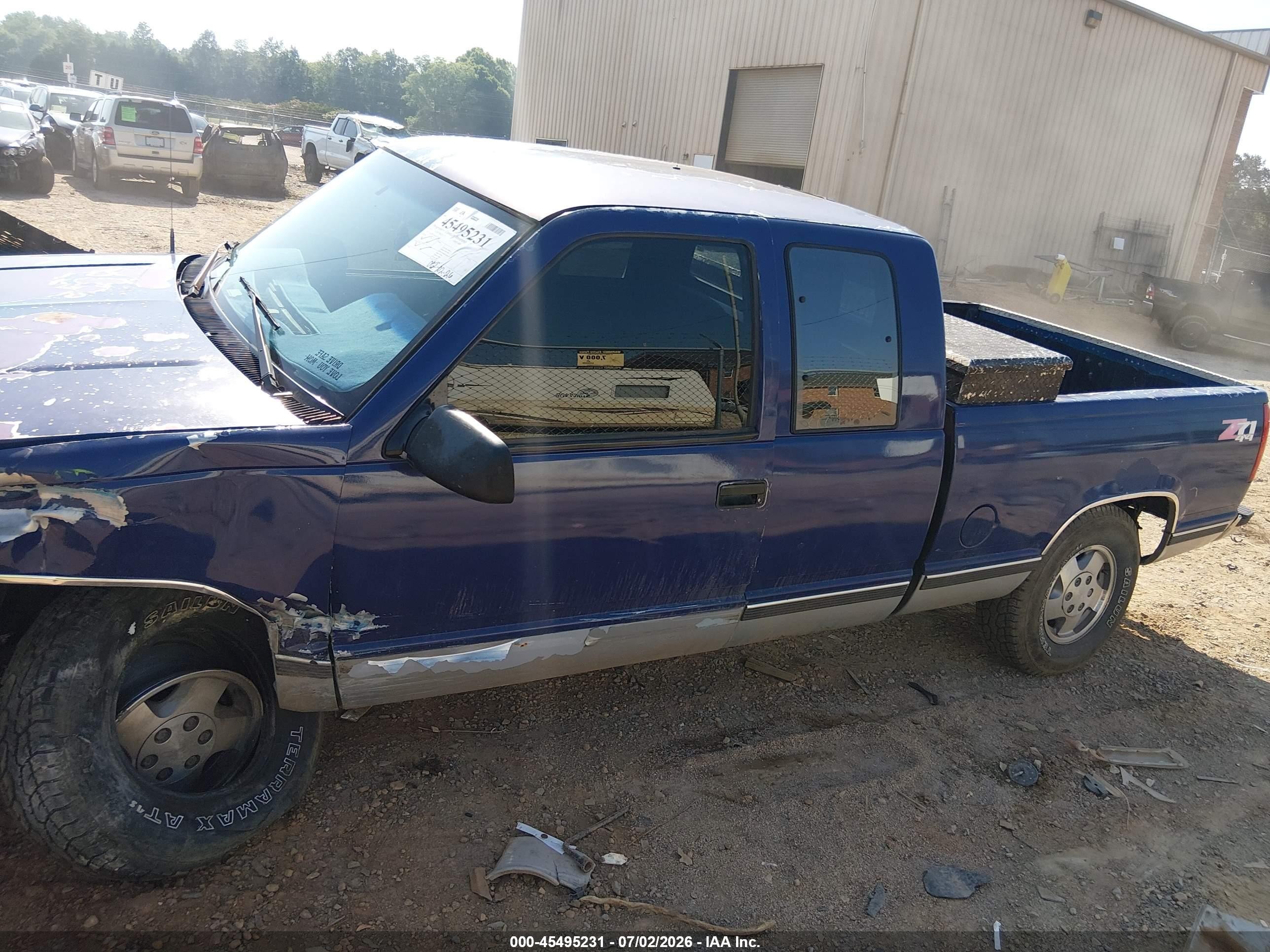 1994 Chevrolet Gmt-400 K1500 Navy vin: 1GCEK19K6RE113929