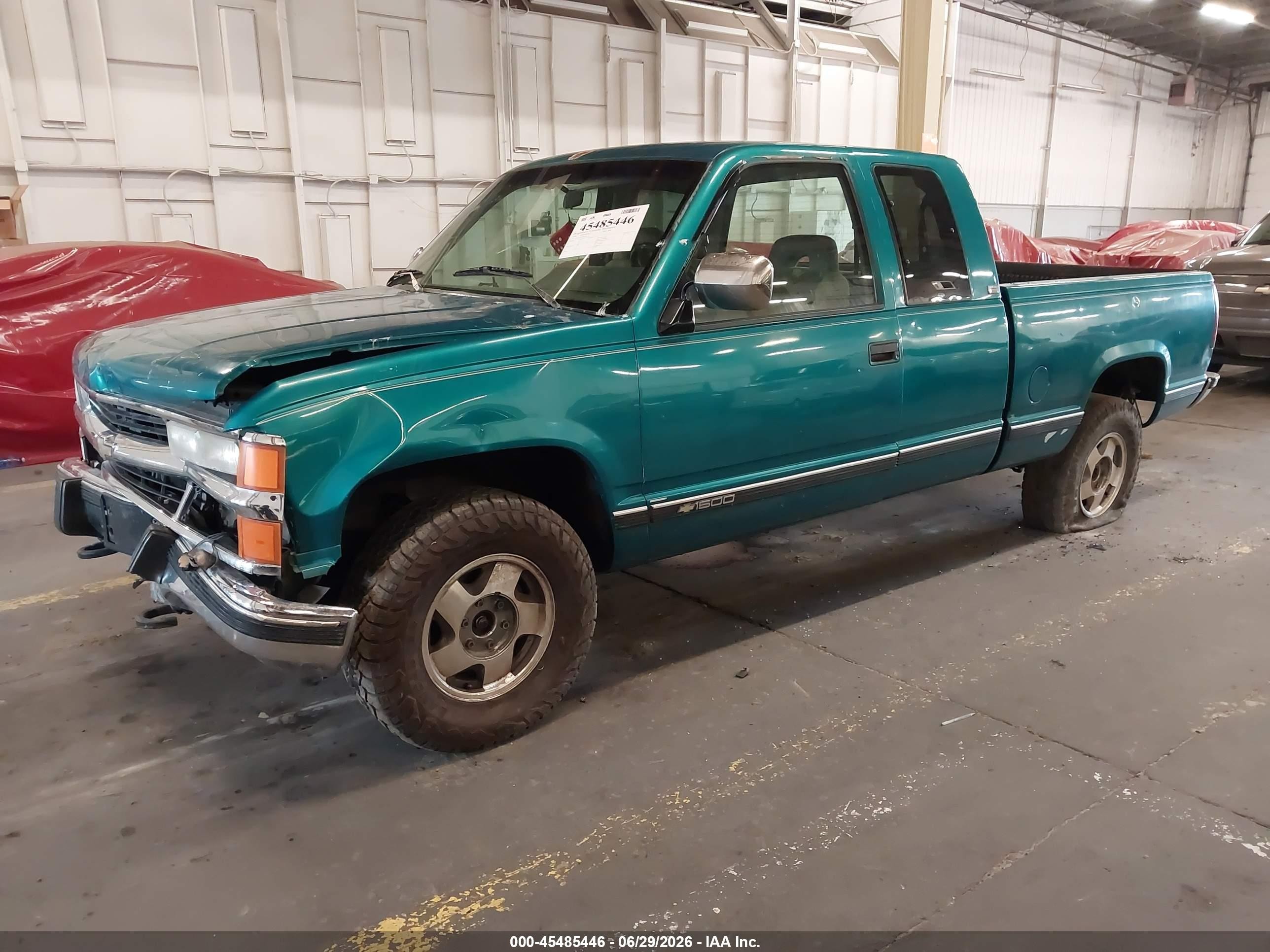 1994 Chevrolet Gmt-400 K1500 Green vin: 1GCEK19K6RE251132