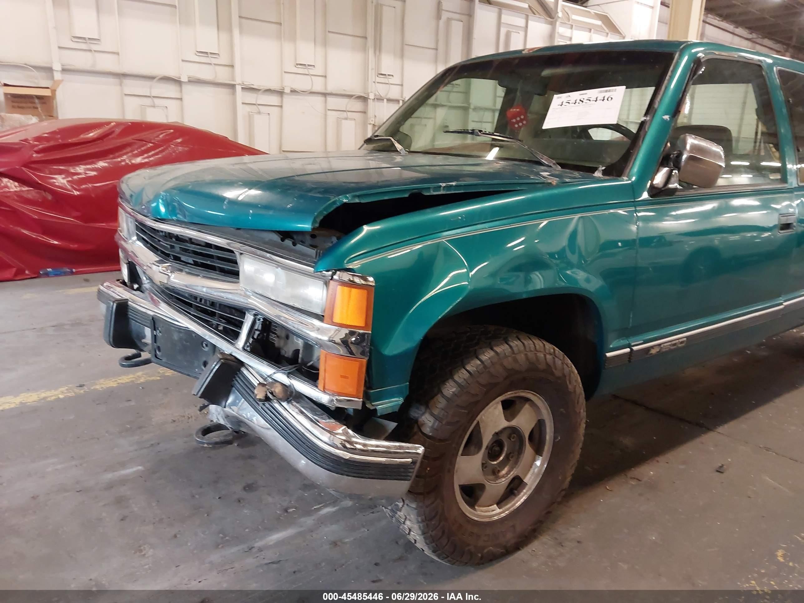 1994 Chevrolet Gmt-400 K1500 Green vin: 1GCEK19K6RE251132