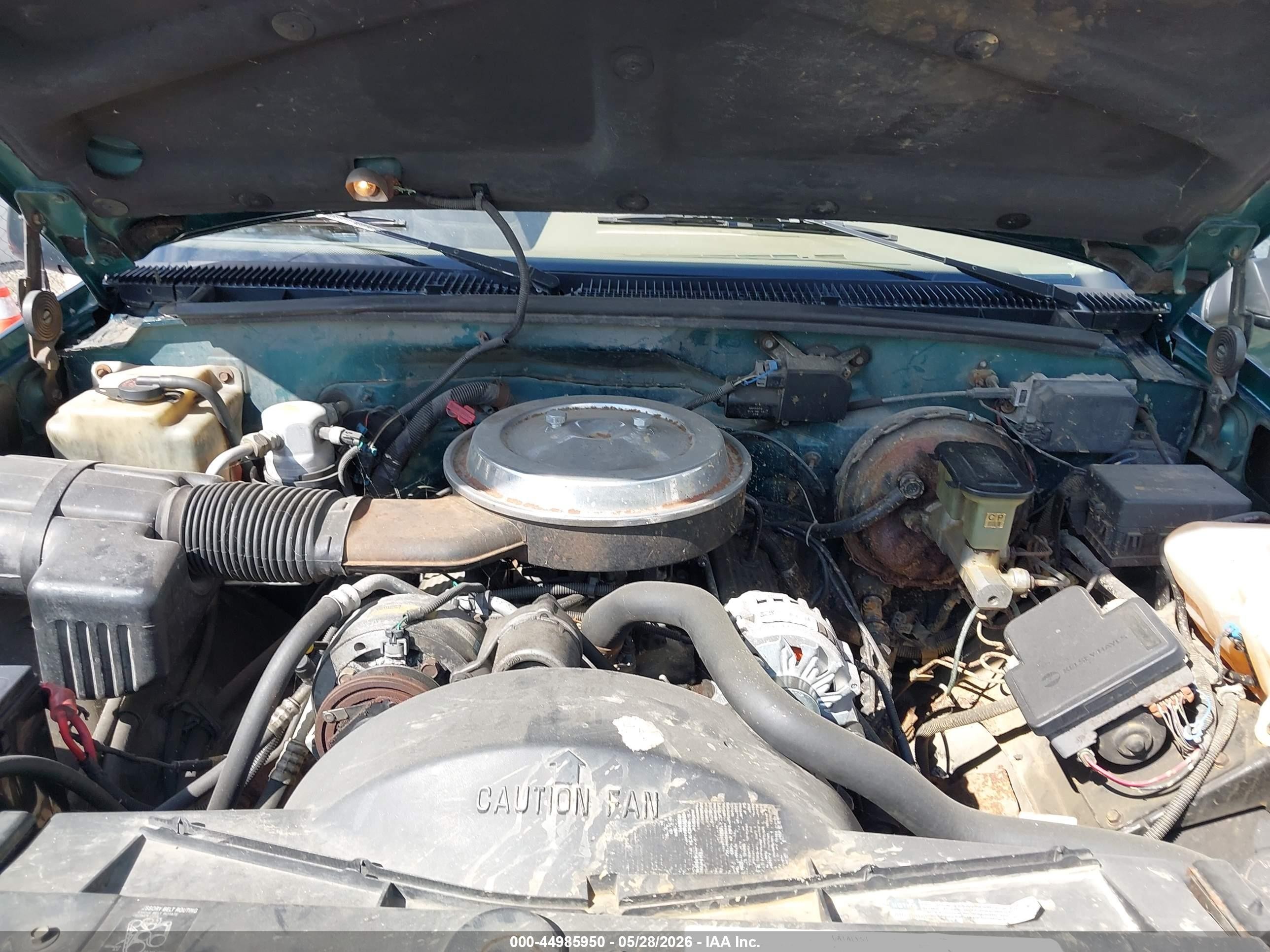 1995 Chevrolet Gmt-400 K1500 Green vin: 1GCEK19K6SE124404
