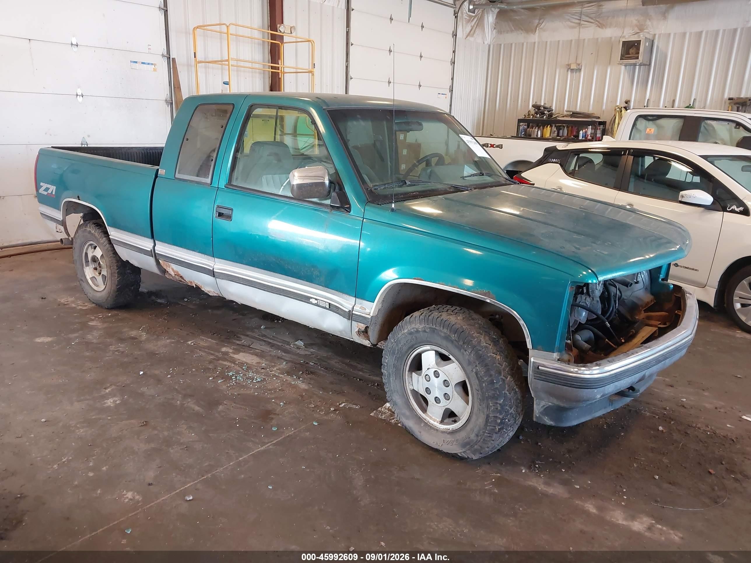 1994 Chevrolet Gmt-400 K1500 Green vin: 1GCEK19K7RE136880