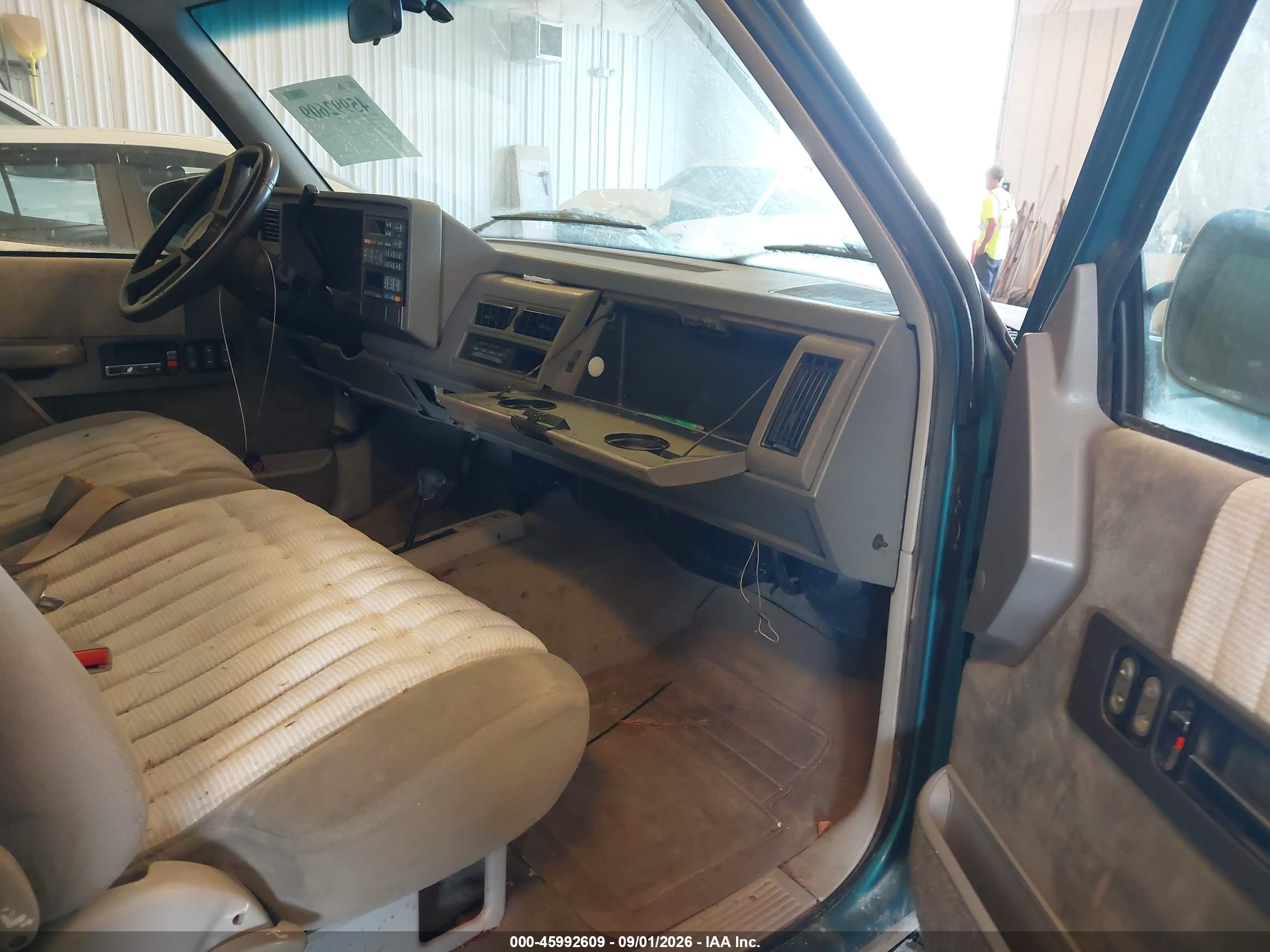 1994 Chevrolet Gmt-400 K1500 Зеленый vin: 1GCEK19K7RE136880