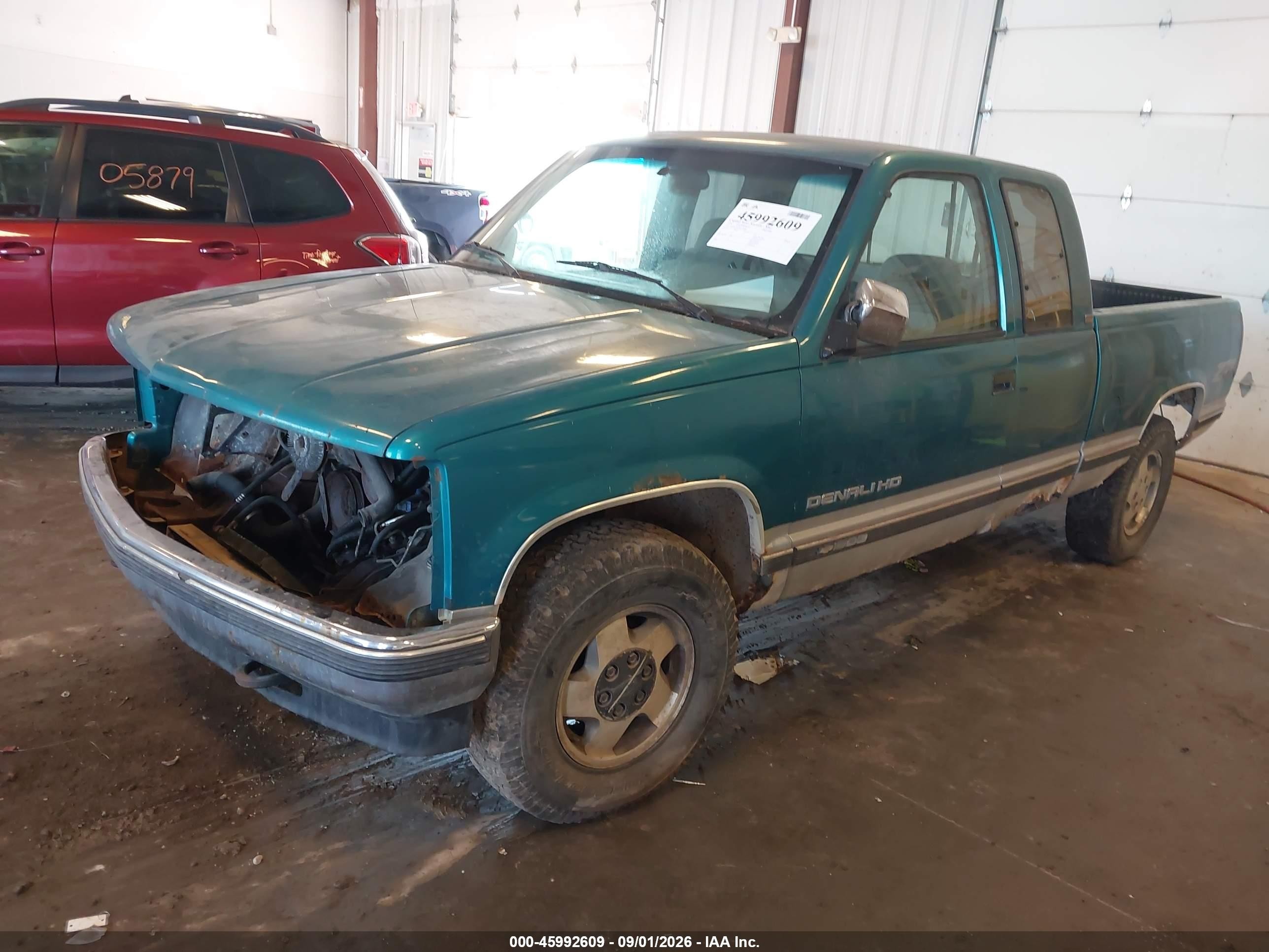 1994 Chevrolet Gmt-400 K1500 Зеленый vin: 1GCEK19K7RE136880