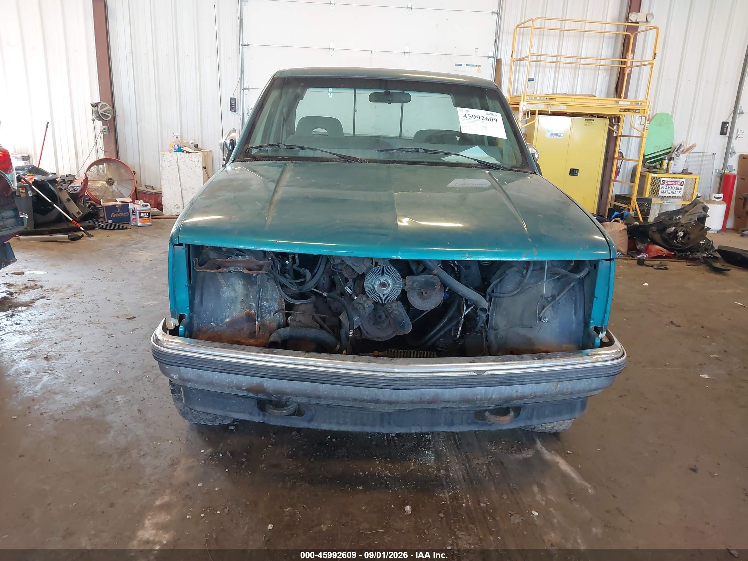 1994 Chevrolet Gmt-400 K1500 Зеленый vin: 1GCEK19K7RE136880