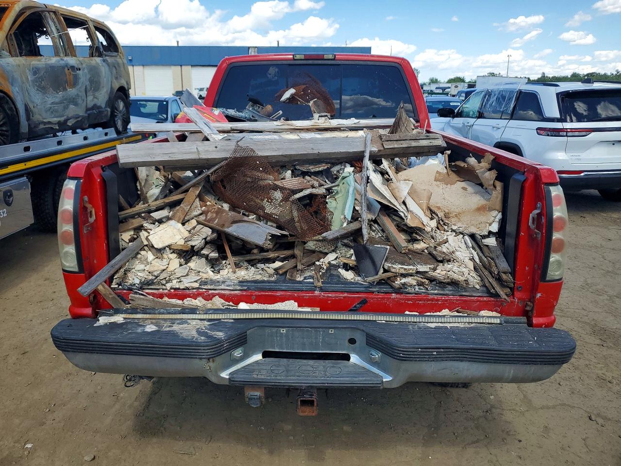 1998 Chevrolet C/k1500 Red vin: 1GCEK19M2WE157651