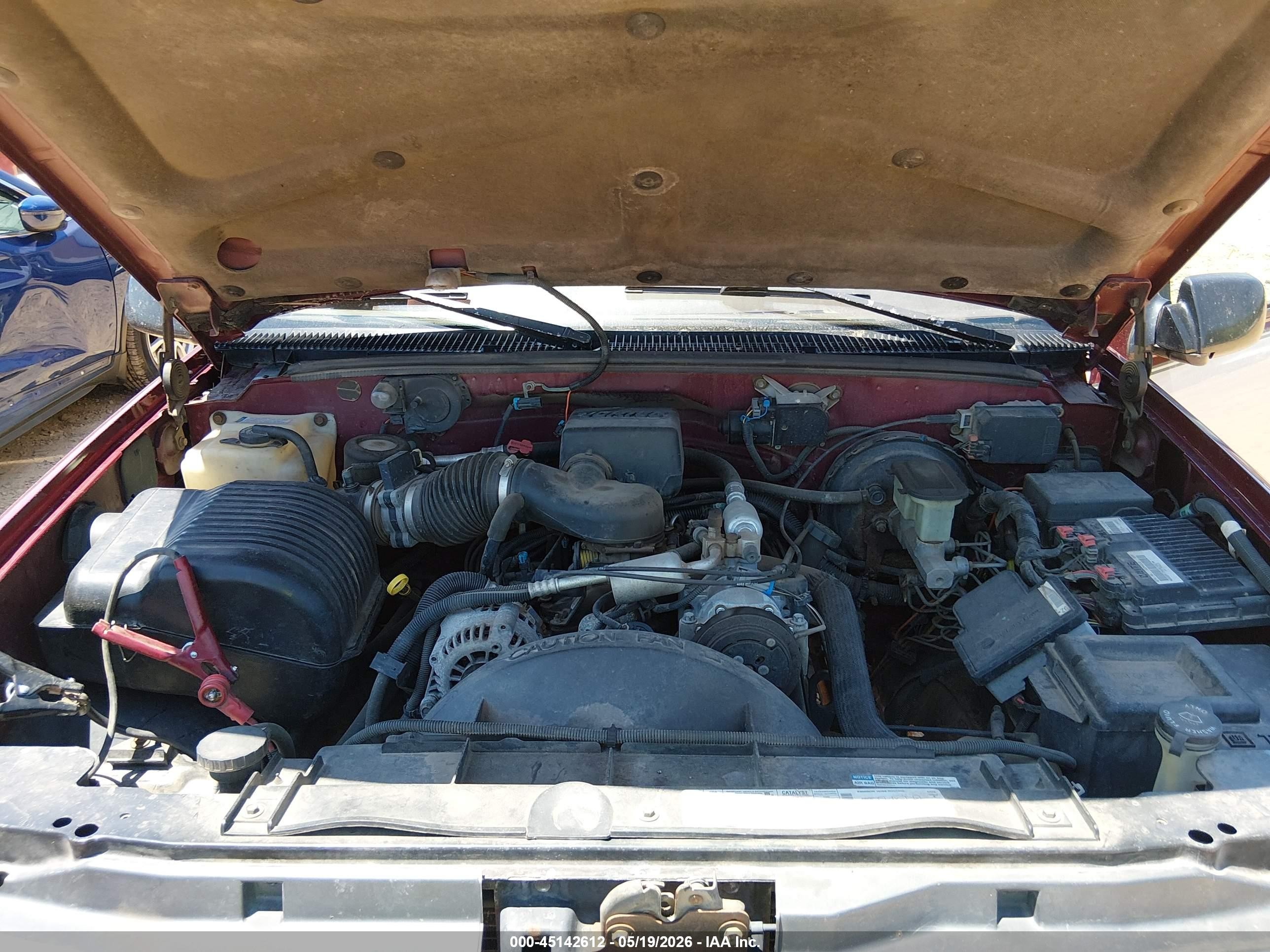1996 Chevrolet Gmt-400 K1500 Burgundy vin: 1GCEK19M5TE187660