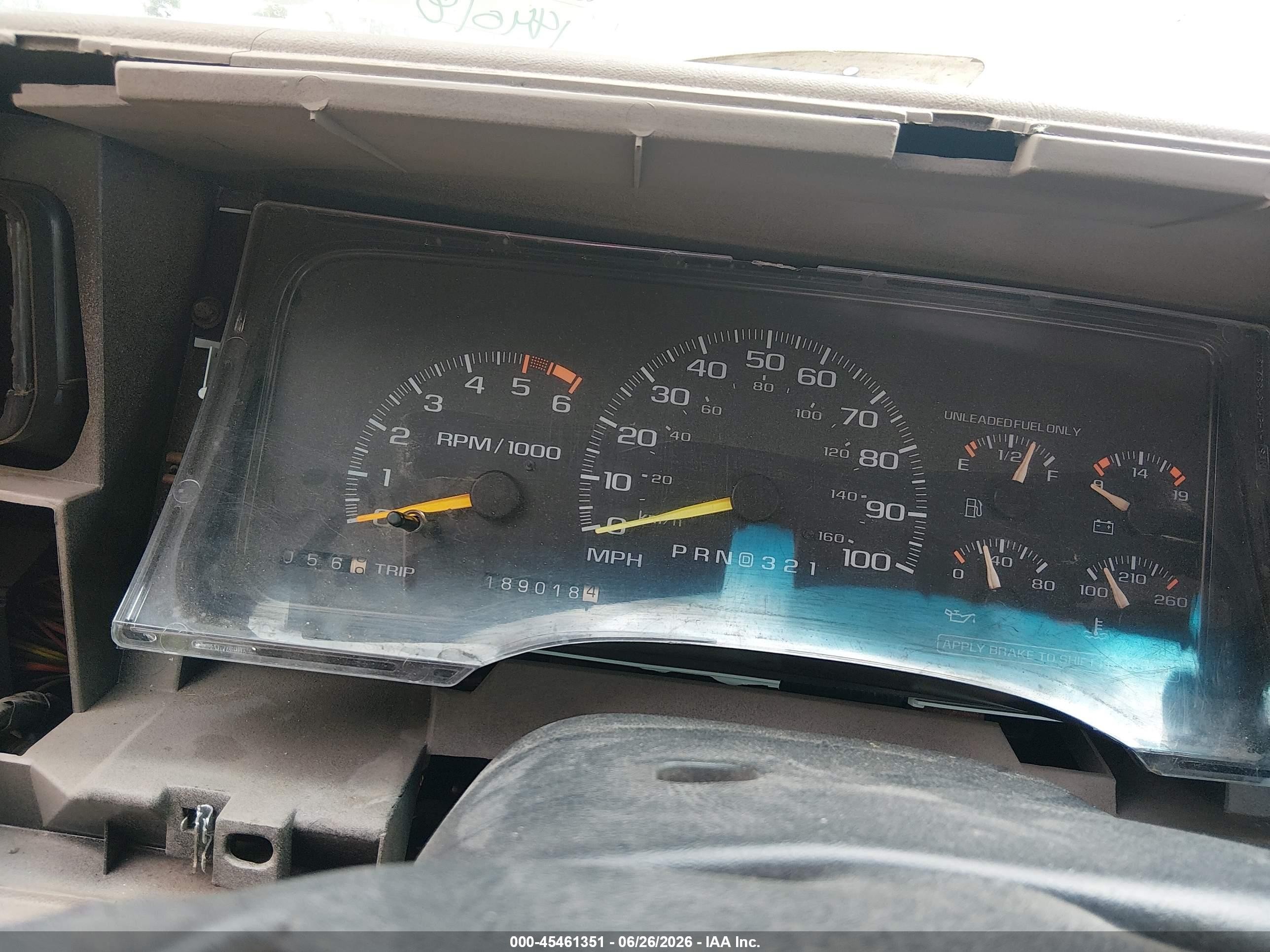 1996 Chevrolet Gmt-400 K1500 Green vin: 1GCEK19R0TE205980
