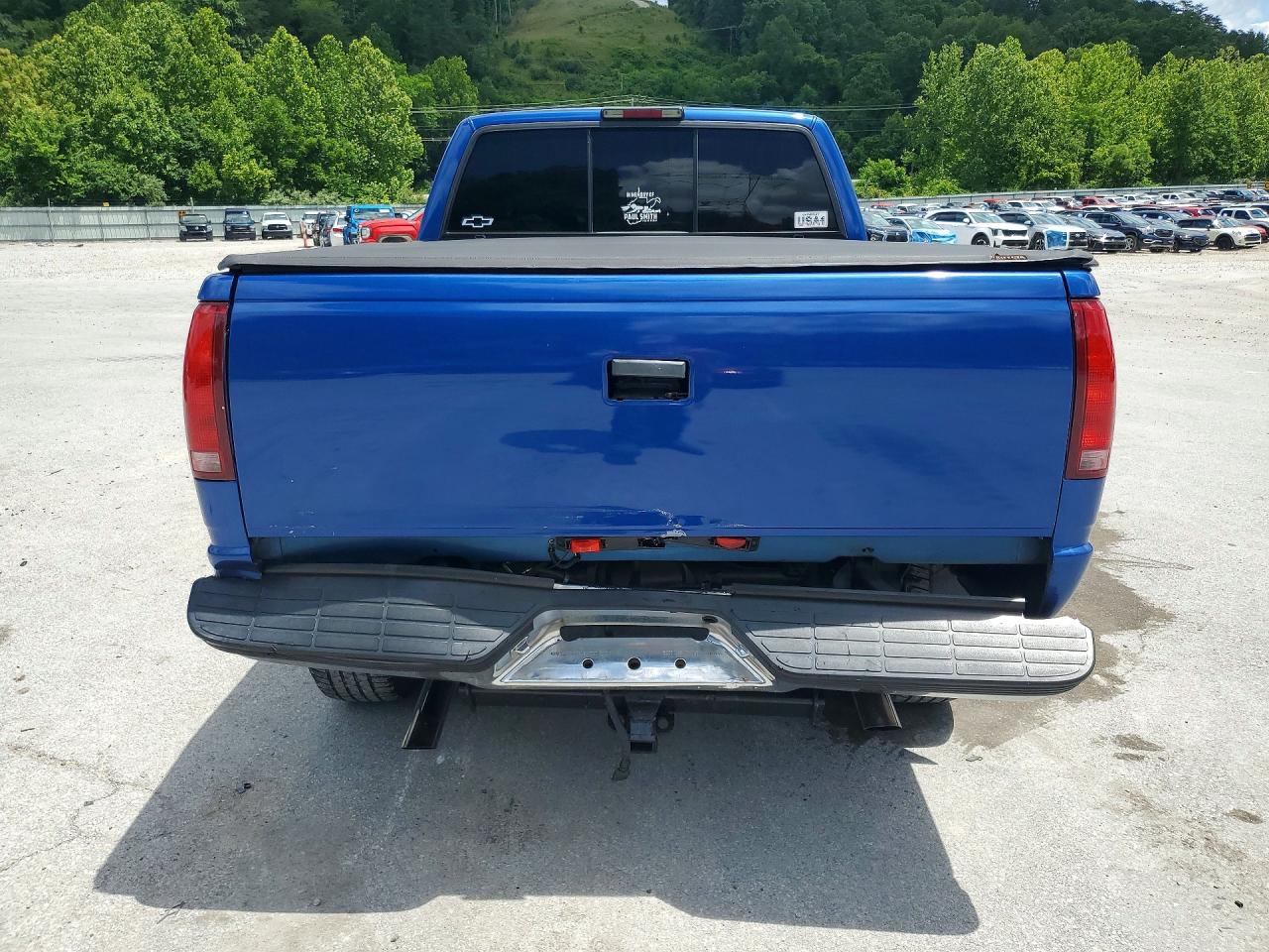 1997 Chevrolet Gmt-400 K1500 Blue vin: 1GCEK19R0VE216352