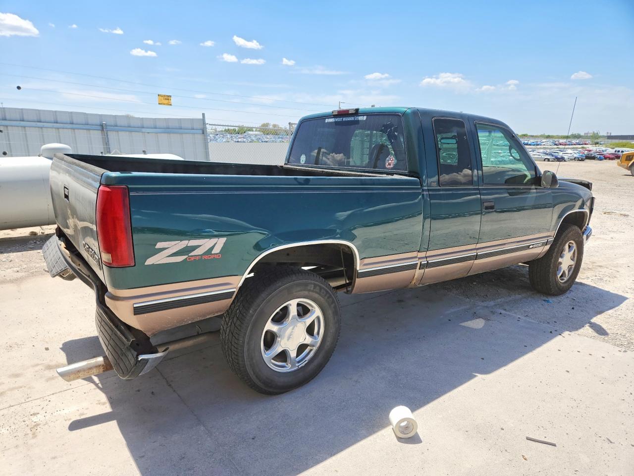 1998 Chevrolet Gmt-400 K1500 Green vin: 1GCEK19R0WR119677