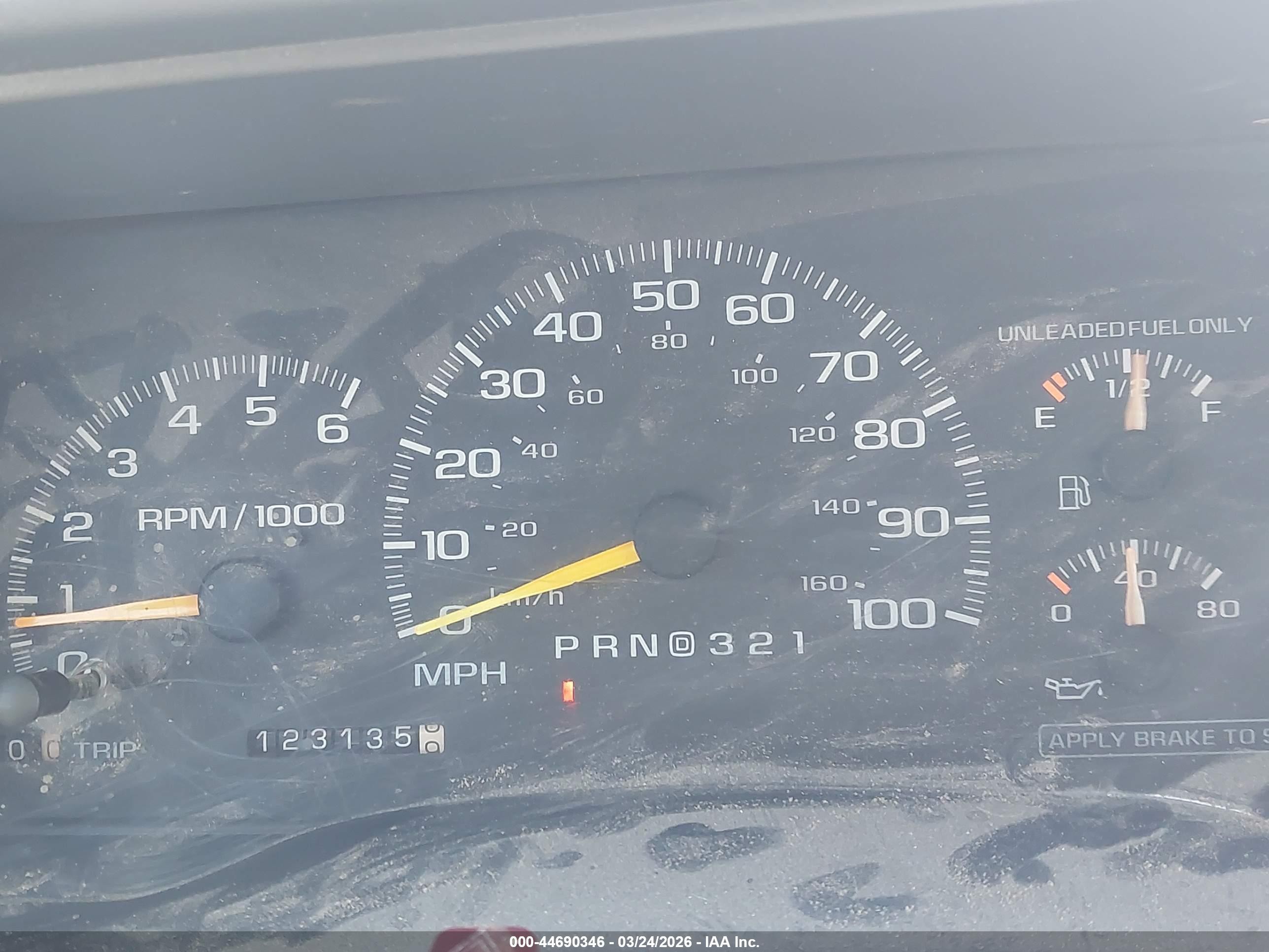1998 Chevrolet K1500 Fleetside Серый vin: 1GCEK19R1WR123558