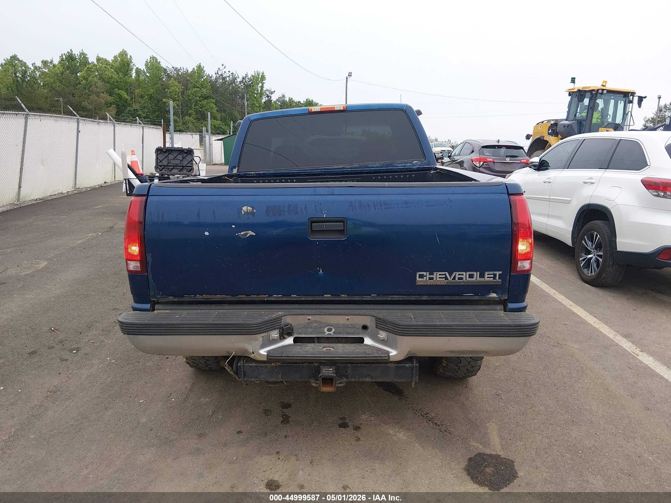 1998 Chevrolet K1500 Fleetside Blue vin: 1GCEK19R1WR143860