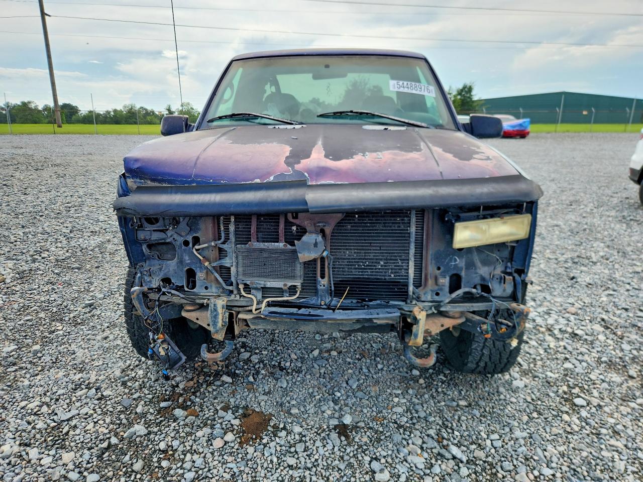 1996 Chevrolet Gmt-400 K1500 Blue vin: 1GCEK19R2TE238348