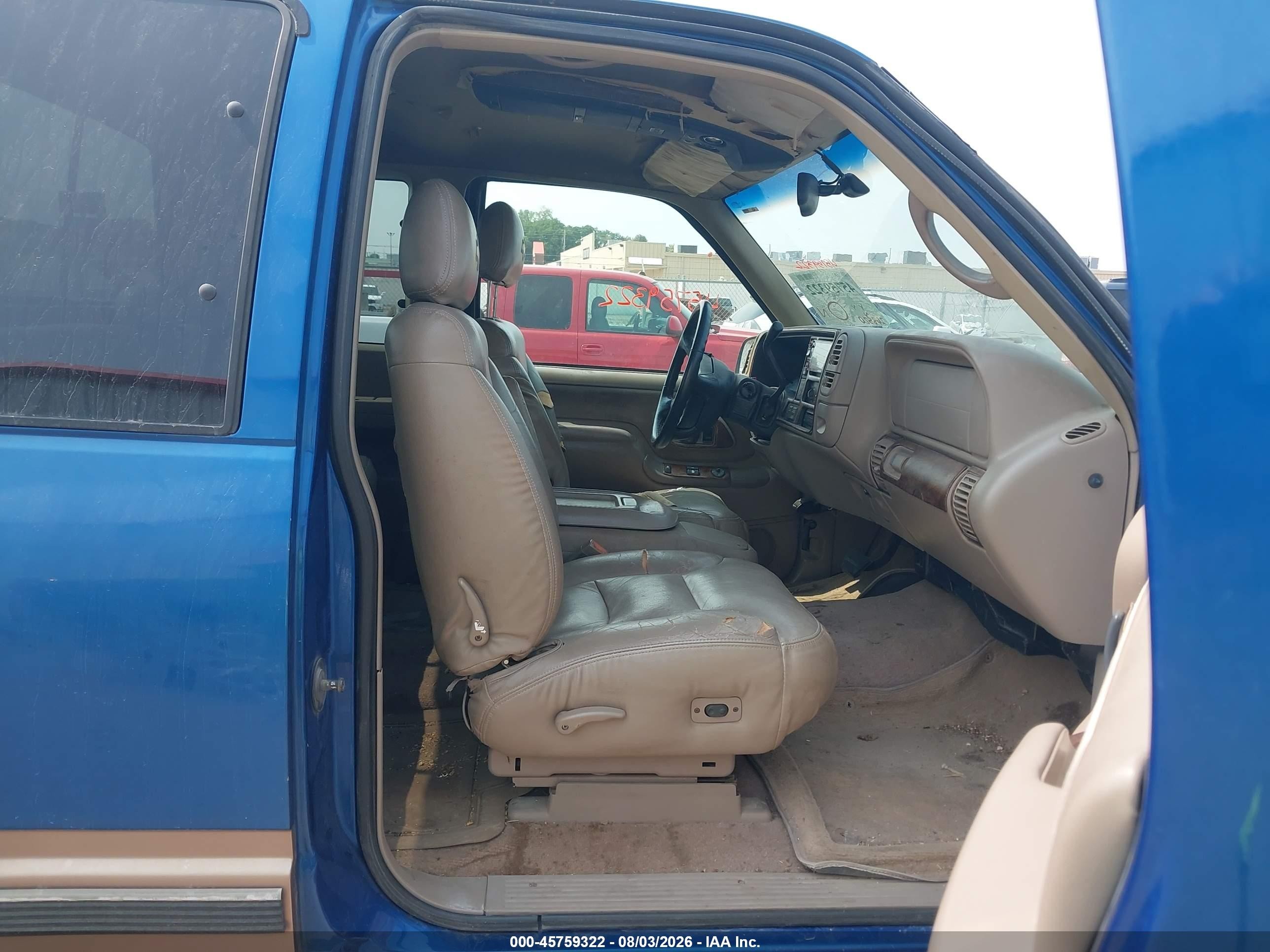 1997 Chevrolet C/k 1500 Fleetside Blue vin: 1GCEK19R2VE145364