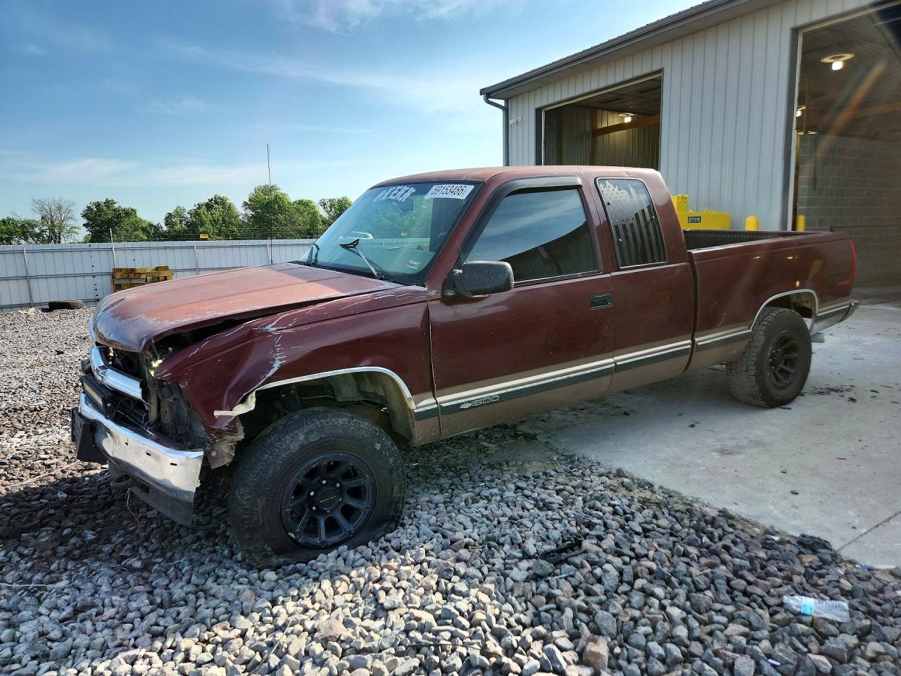 1997 Chevrolet Gmt-400 K1500 Burgundy vin: 1GCEK19R2VE204008