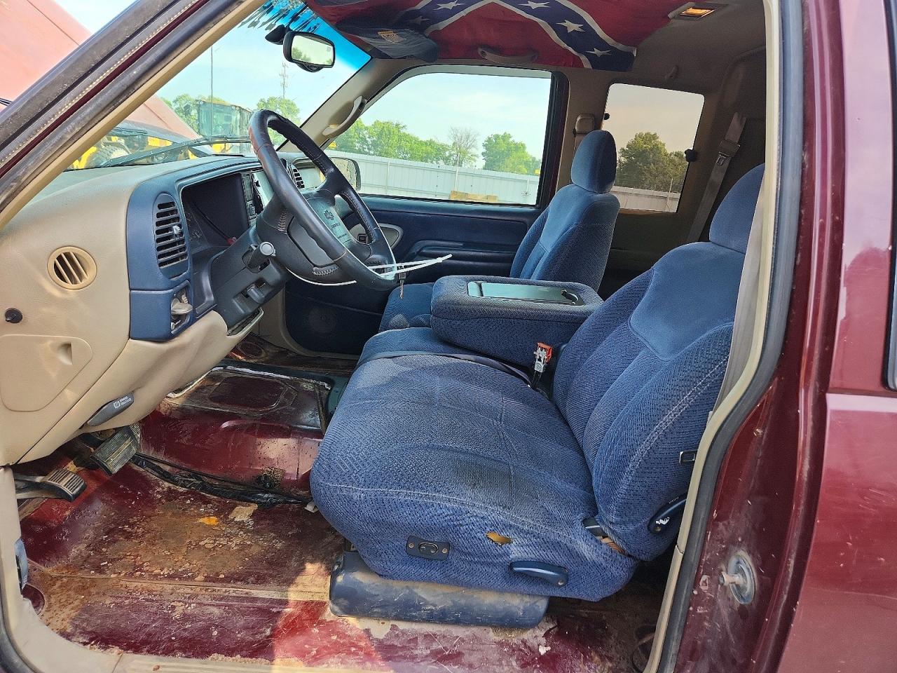 1997 Chevrolet Gmt-400 K1500 Burgundy vin: 1GCEK19R2VE204008