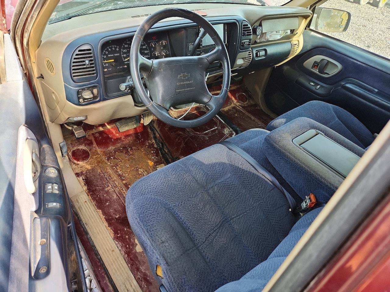 1997 Chevrolet Gmt-400 K1500 Burgundy vin: 1GCEK19R2VE204008