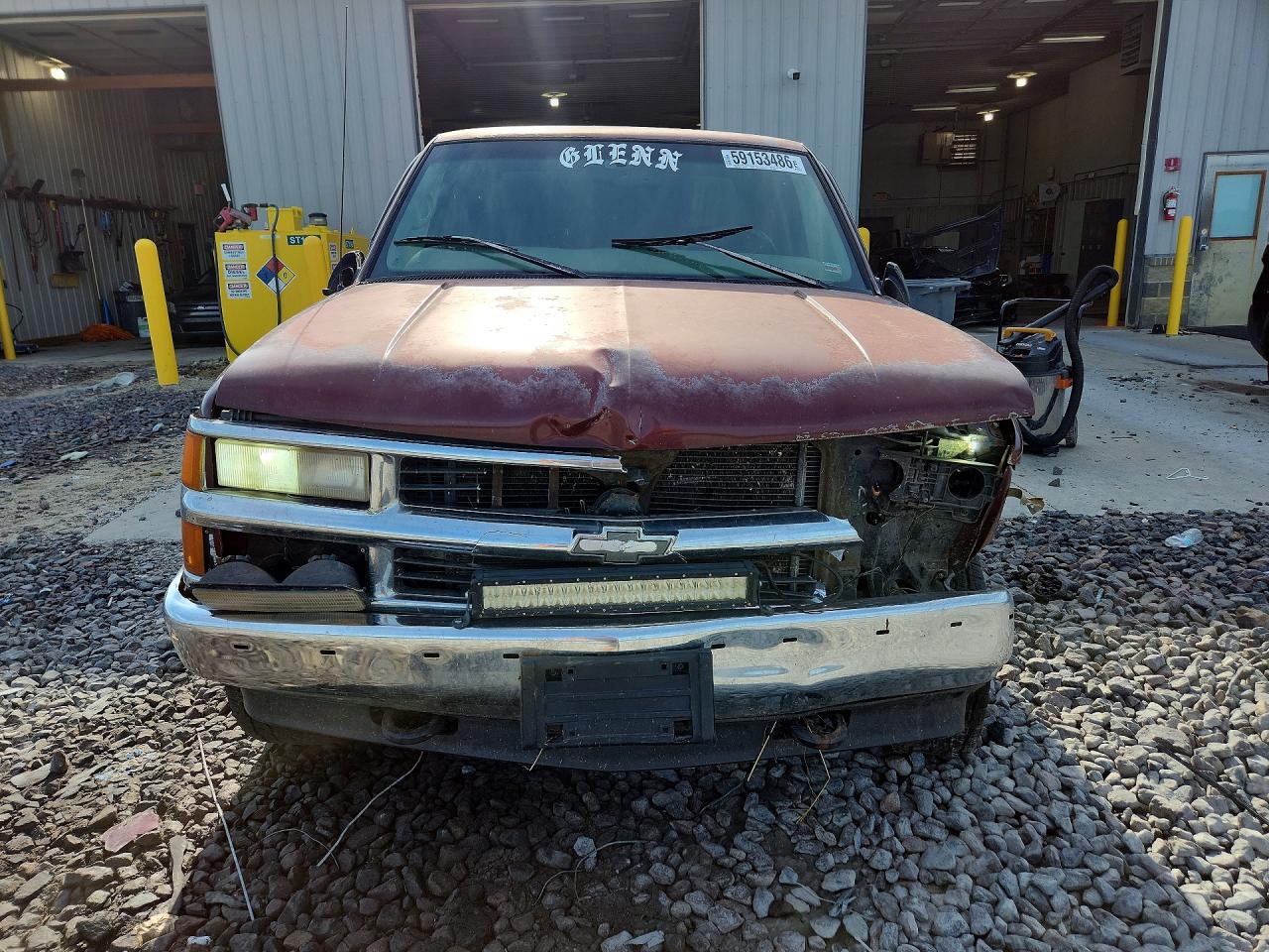 1997 Chevrolet Gmt-400 K1500 Burgundy vin: 1GCEK19R2VE204008