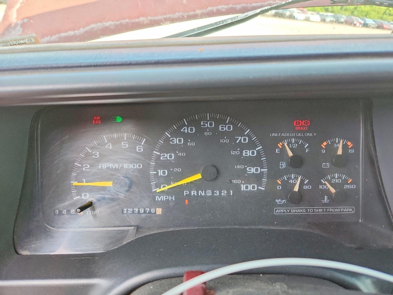 1997 Chevrolet Gmt-400 K1500 Burgundy vin: 1GCEK19R2VE204008