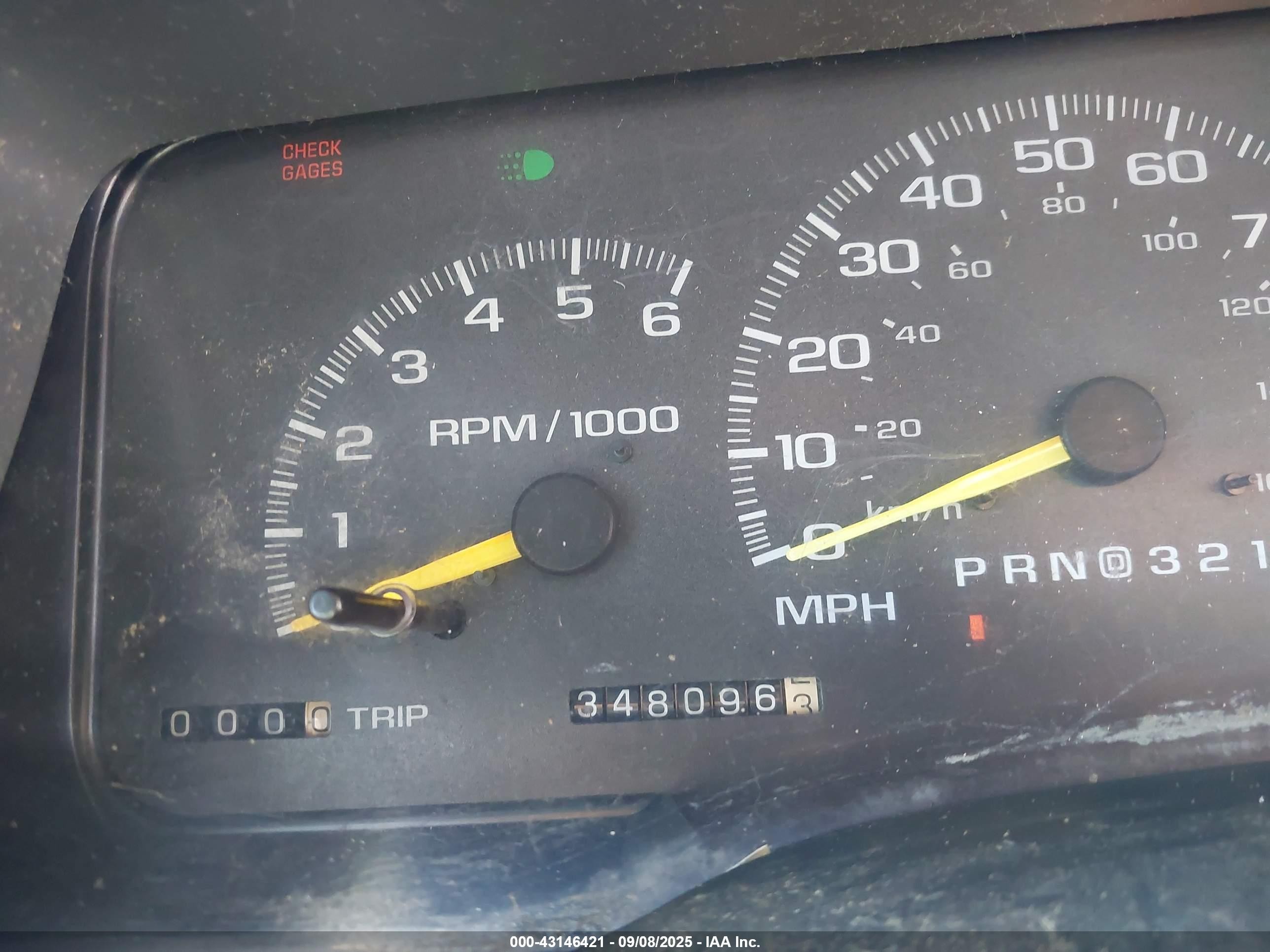 1997 Chevrolet K1500 Fleetside Синий vin: 1GCEK19R2VE248123