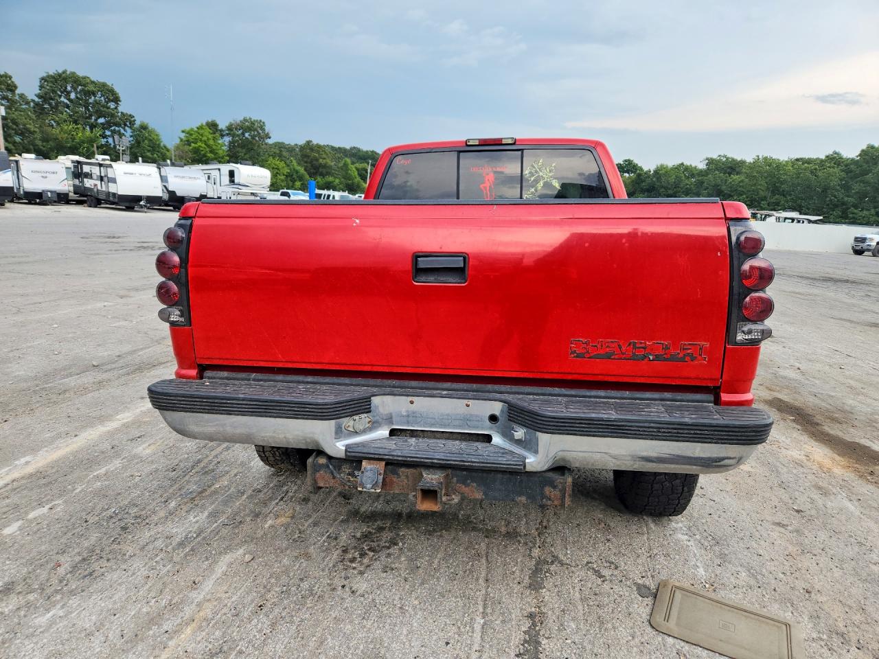 1998 Chevrolet Gmt-400 K1500 Red vin: 1GCEK19R4WR100887