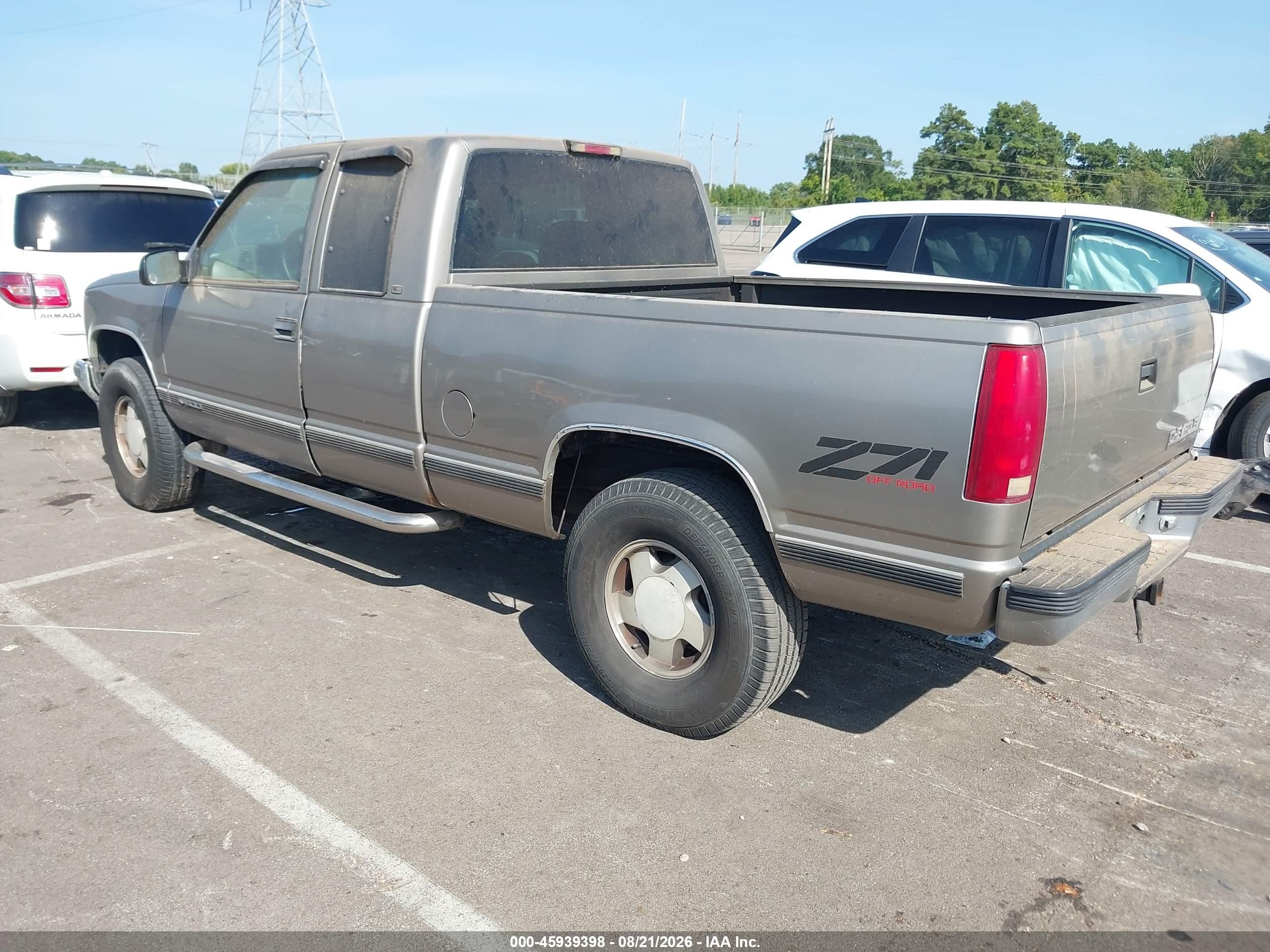 1999 Chevrolet C/k 1500 Ls Brown vin: 1GCEK19R4XR120672