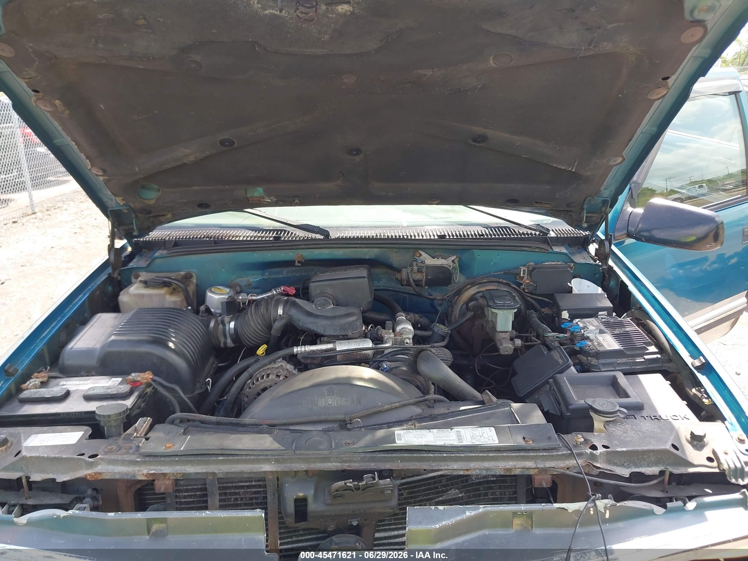 1997 Chevrolet K1500 Fleetside Blue vin: 1GCEK19R5VE187687
