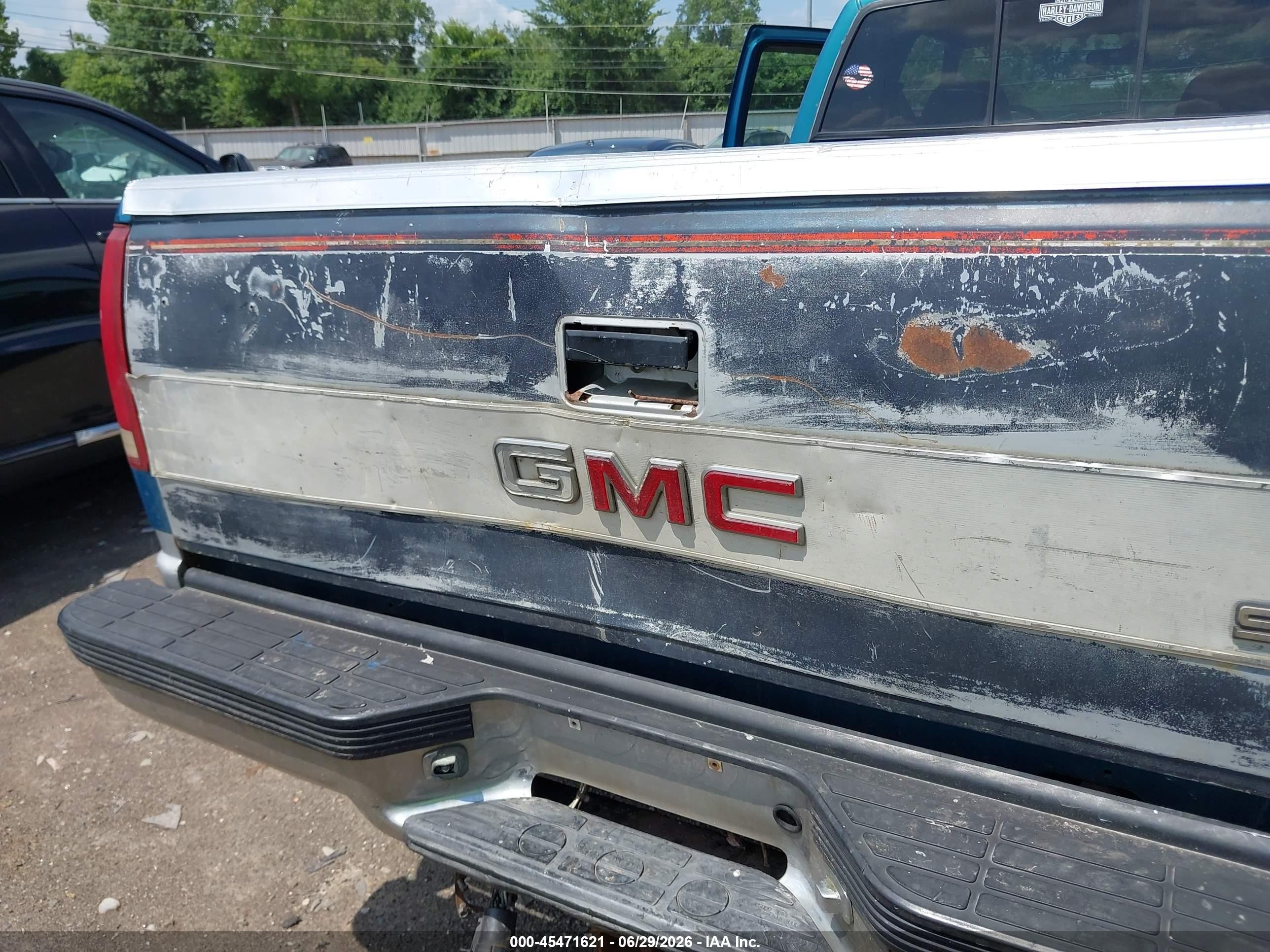 1997 Chevrolet K1500 Fleetside Blue vin: 1GCEK19R5VE187687