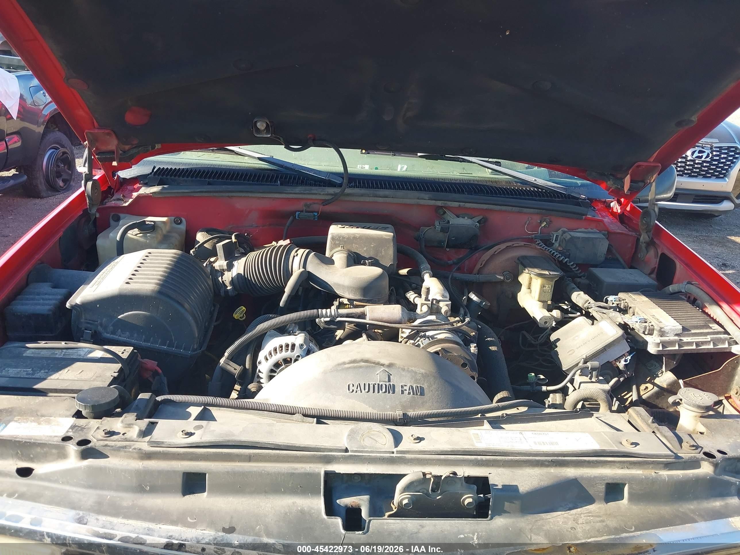 1998 Chevrolet C/k 1500 Fleetside Red vin: 1GCEK19R5WE146168