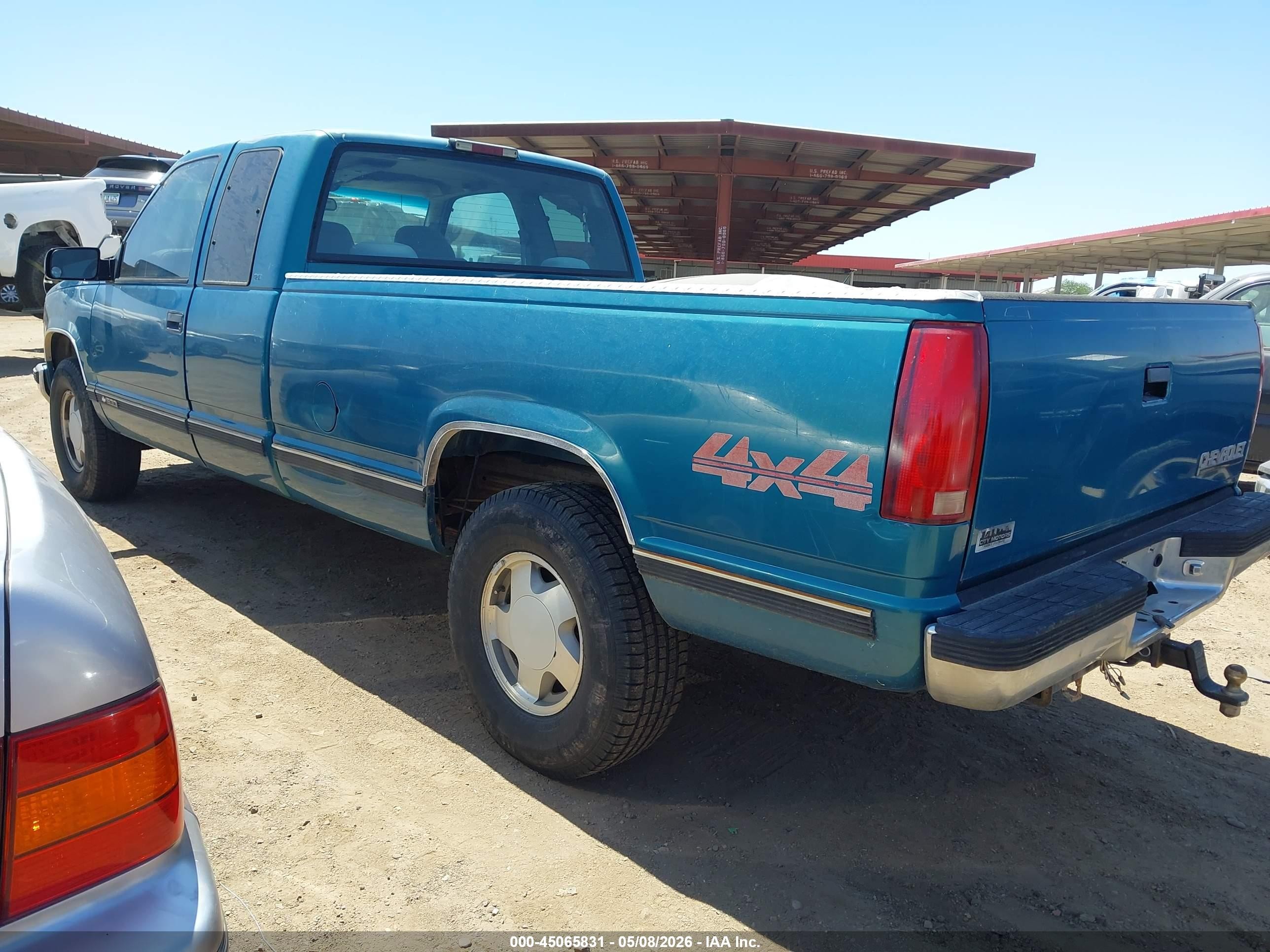 1998 Chevrolet C/k 1500 Silverado Fleetside Blue vin: 1GCEK19R7WE110692