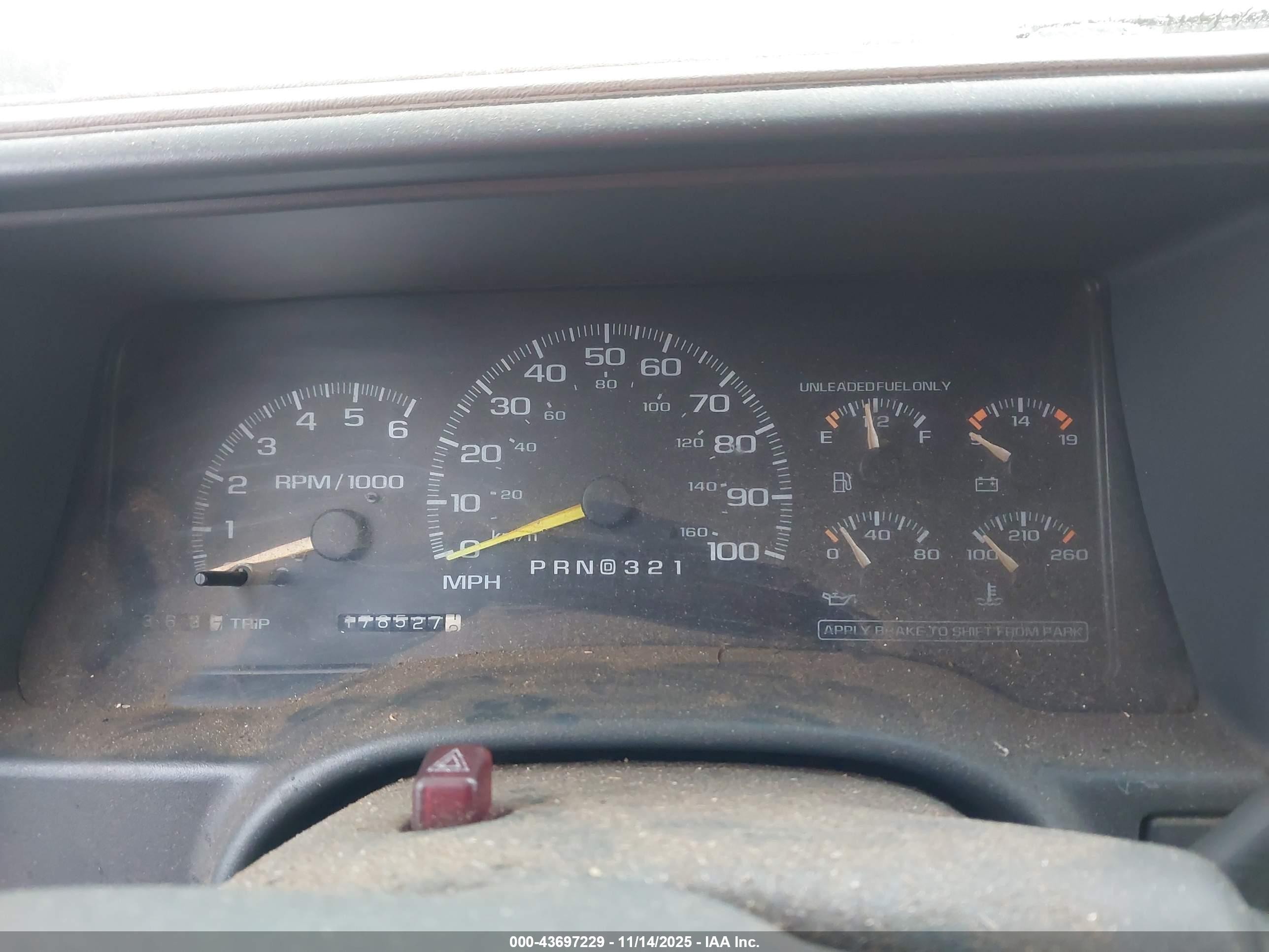 1997 Chevrolet K1500 Fleetside/sportside Tan vin: 1GCEK19R8VE268781