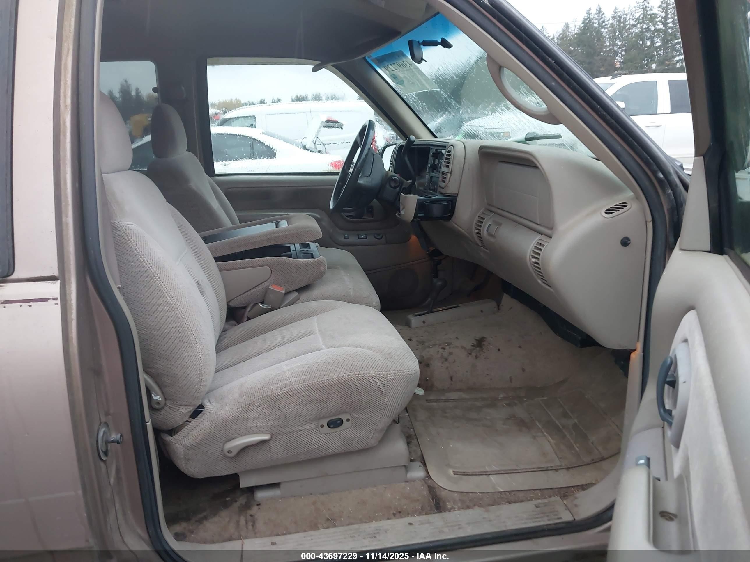 1997 Chevrolet K1500 Fleetside/sportside Tan vin: 1GCEK19R8VE268781
