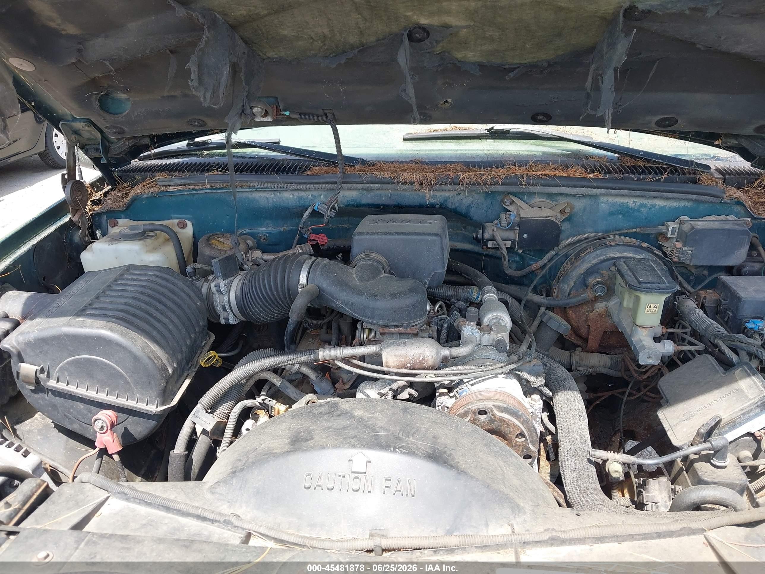 1998 Chevrolet C/k 1500 Fleetside Green vin: 1GCEK19R8WR100861