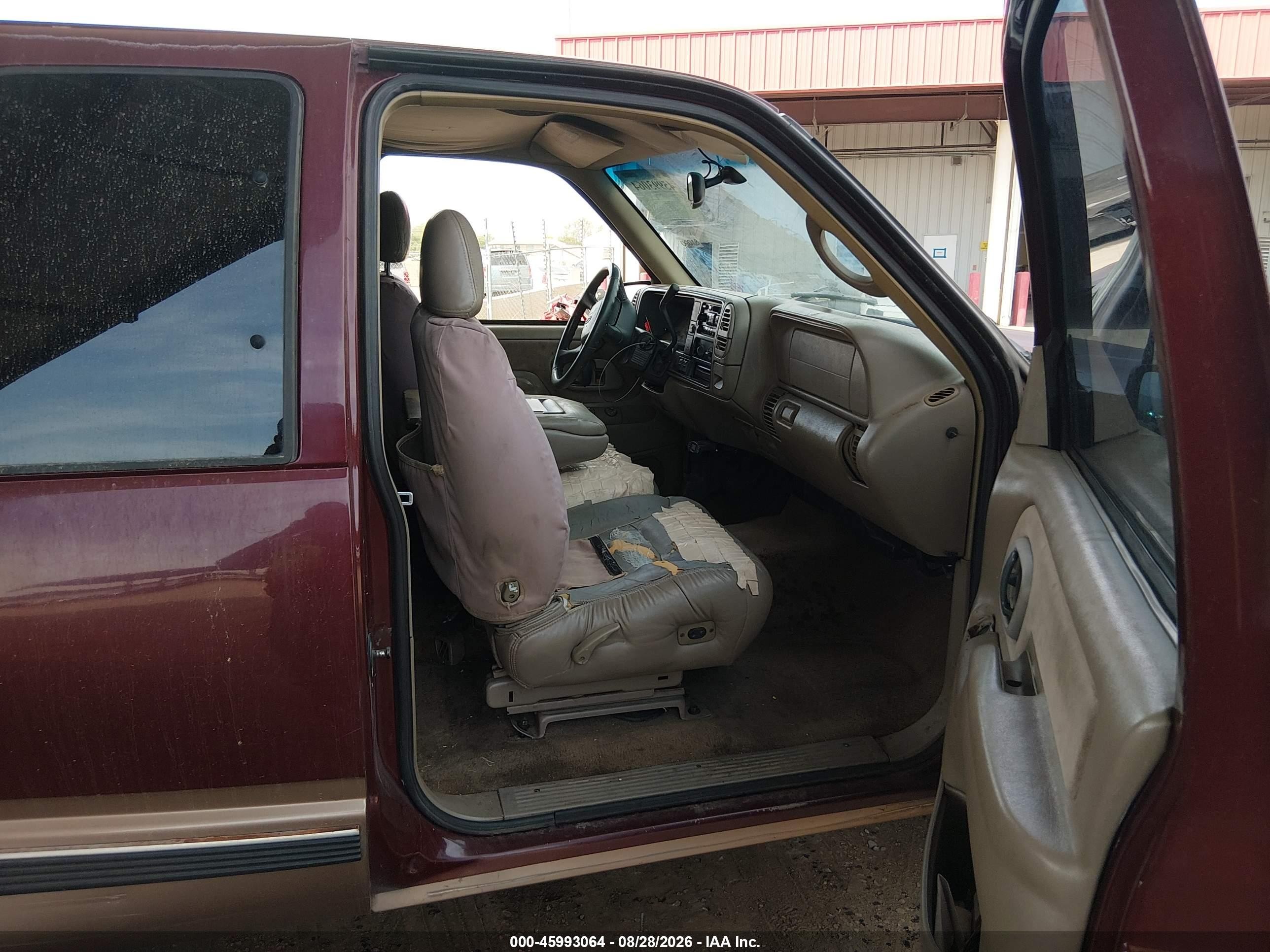 1998 Chevrolet C/k 1500 Fleetside Red vin: 1GCEK19S4WE143829