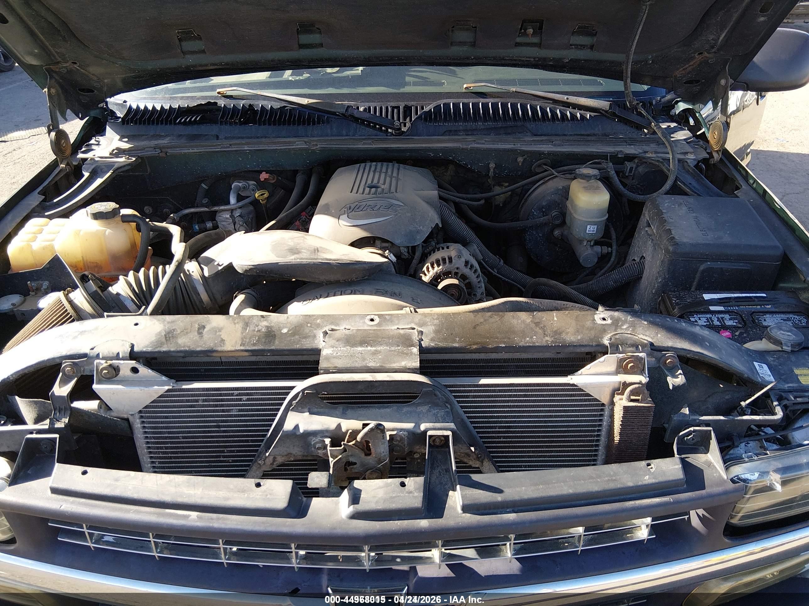 2002 Chevrolet Silverado 1500 Ls Green vin: 1GCEK19T02E180640
